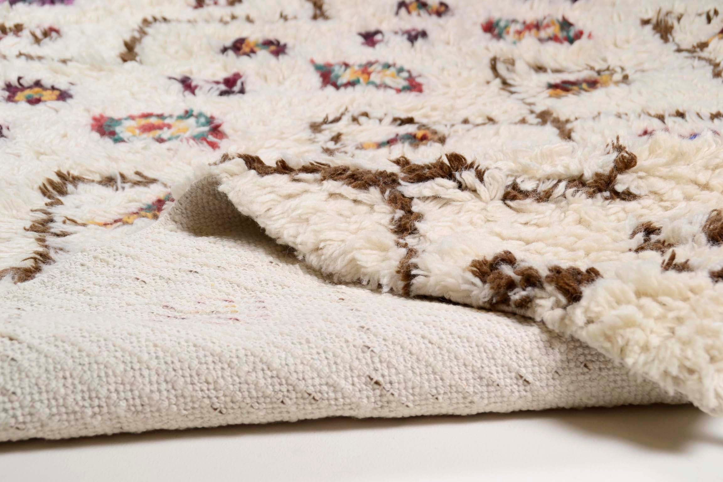 THEKO Orientteppich Nomadic 1, rechteckig, Höhe: 20 mm, reine Wolle, handgewebt, Rauten Design, mit Fransen