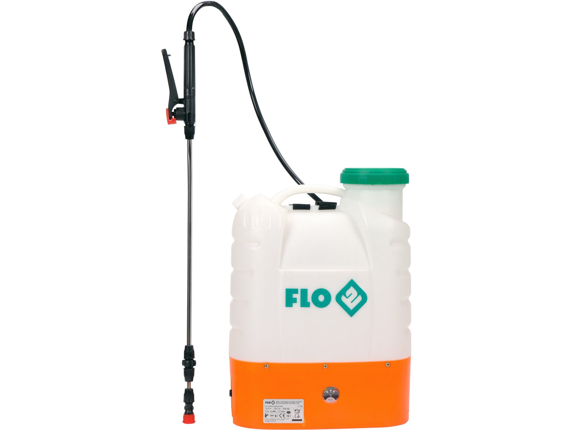 TRIZERATOP Drucksprühgerät Akku-Rückenspritze 16L mit 12V, 8Ah Akku, (Akku-Rückenspritze 16L mit 12V, 8Ah Akku)