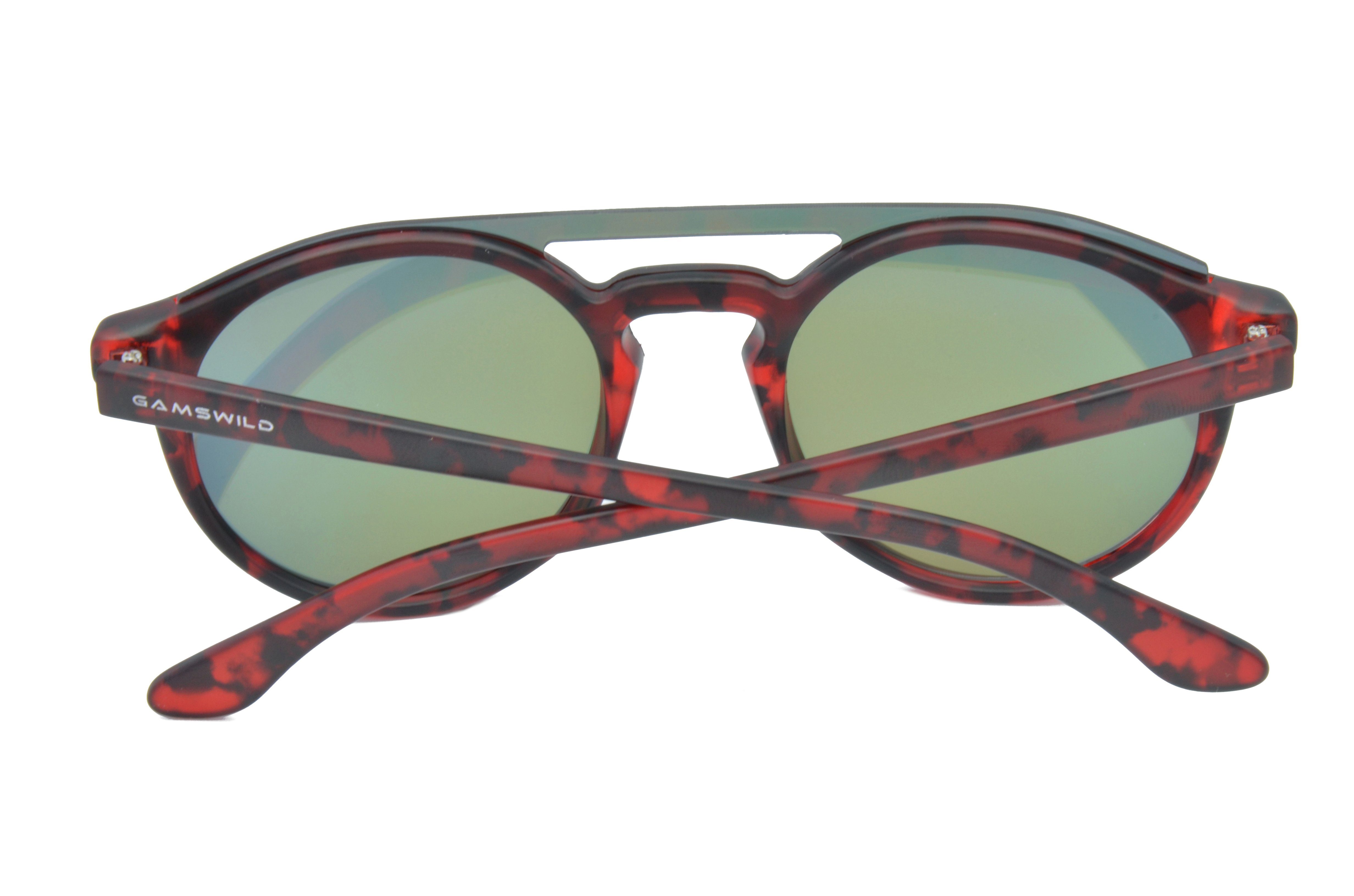 Gamswild Sonnenbrille WM1221 GAMSSTYLE Mode grün, Herren braun Fashionbrille, rot Brille grün, Damen Unisex blau