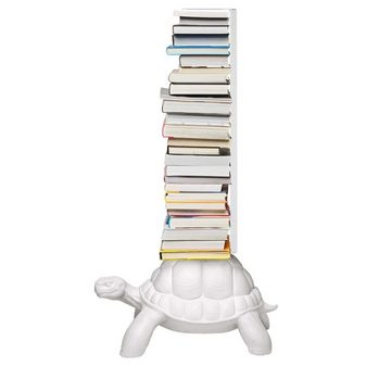 qeeboo Bücherregal Turtle Carry Buchhalterung Weiß