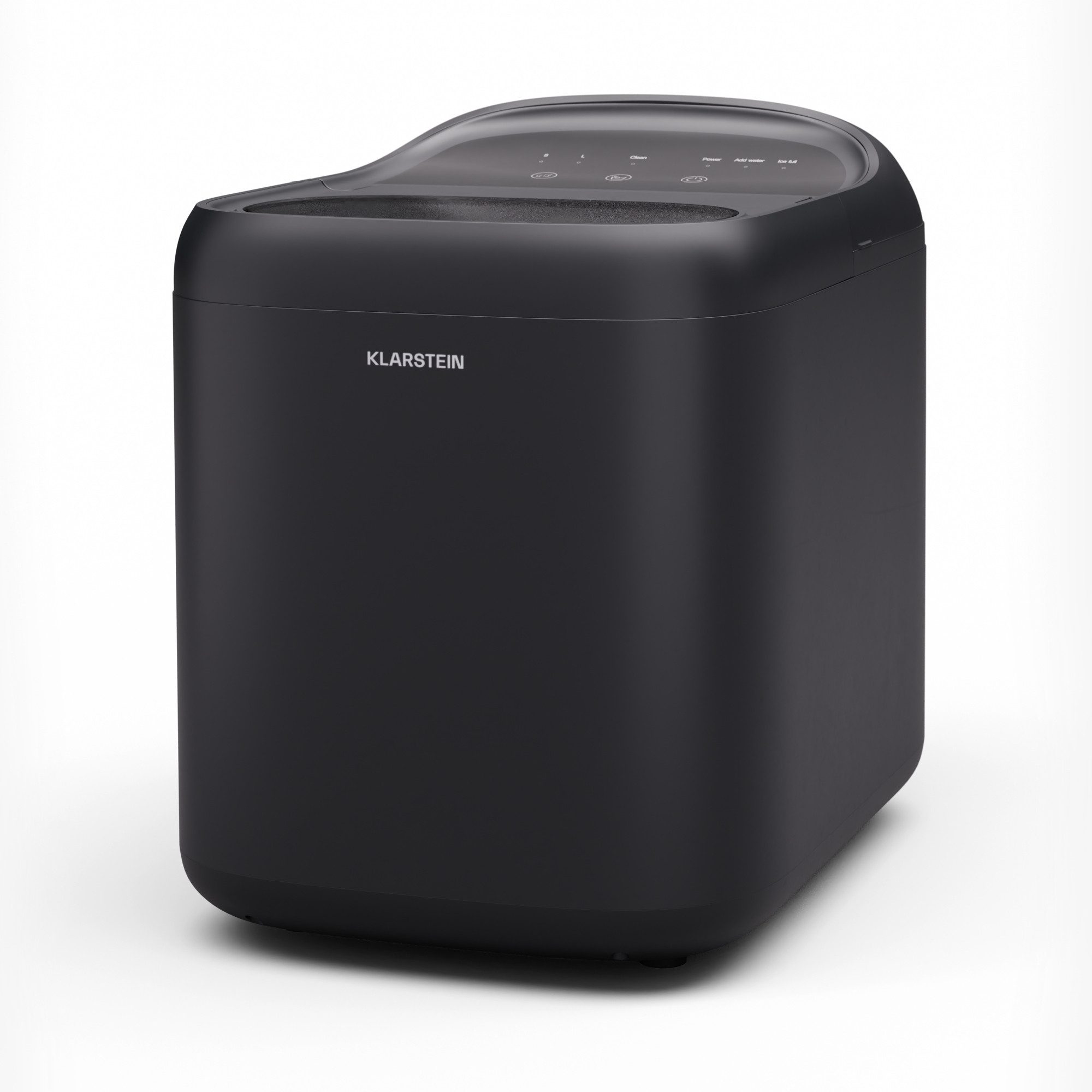 Klarstein Eiswürfelmaschine SparkIce Eismaschine 15 kg/24h 1,5L 2 Modi 6 Min. Touch Auto-Reinigung, Ice Maker Eiswürfelmaschine elektrisch mit Wassertank 1,5L Display