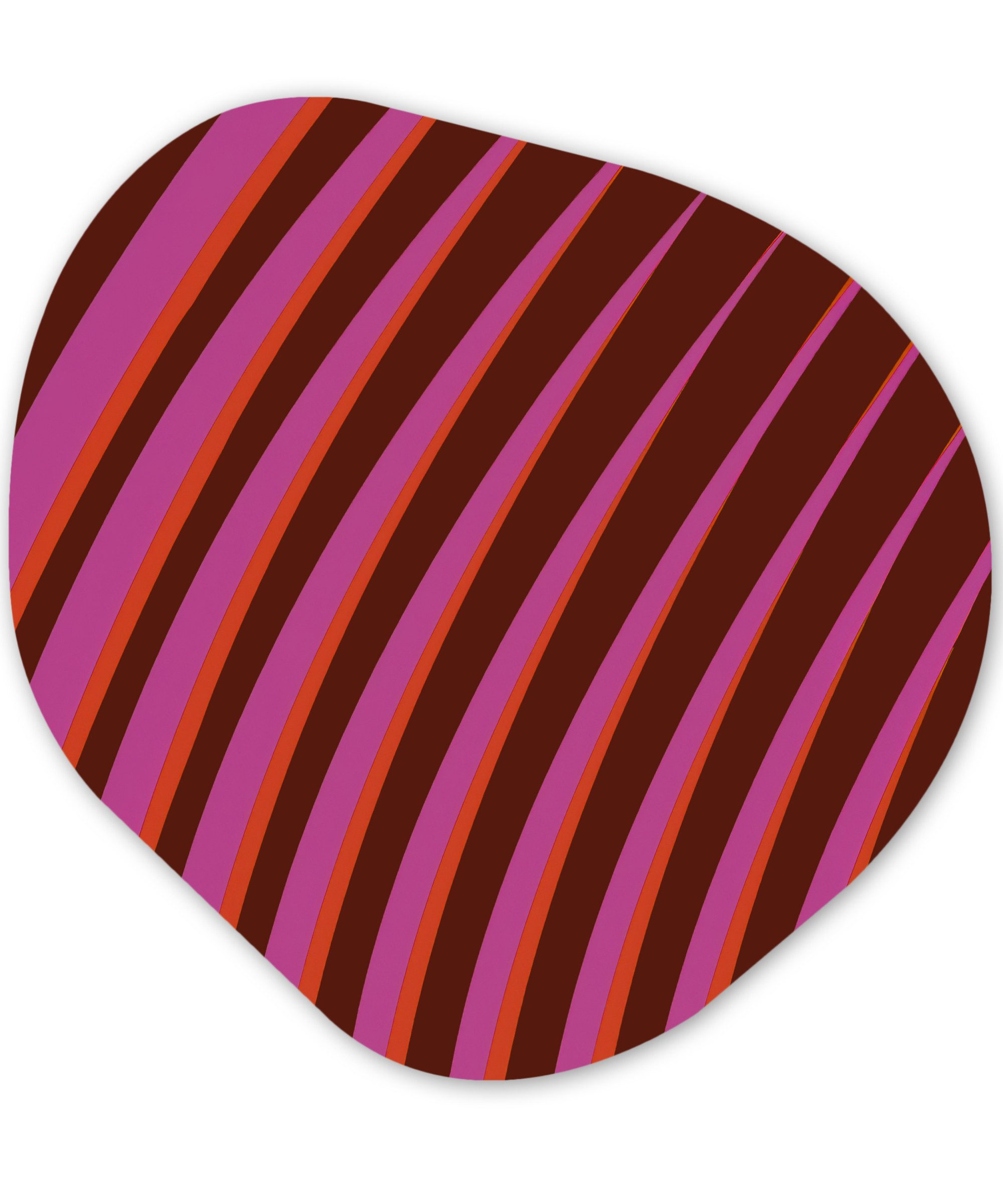 MuchoWow Gemälde Linien - Rot - Bewegung, Fotodruck (1 St), Wandbild Abstrakt, Wohnzimmer Schlafzimmer Wanddekoration, 40x40 cm
