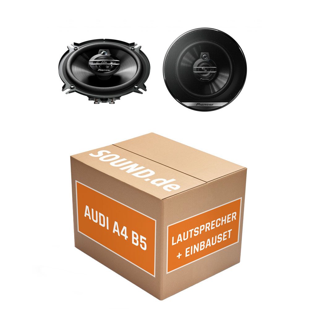 JUST SOUND best choice for caraudio Audi A4 B5 Lautsprecher Boxen Pioneer TSG1330F 250W Auto