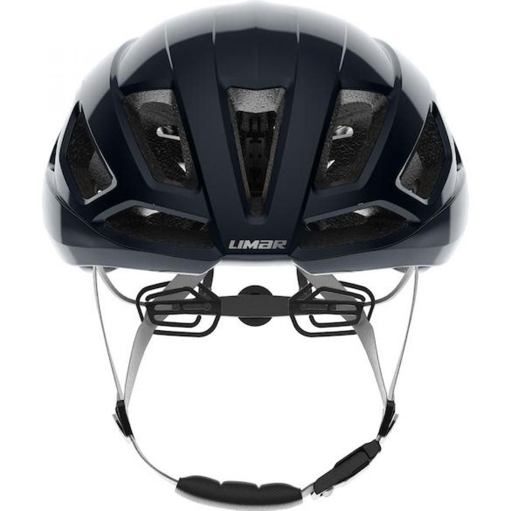 LIMAR Fahrradhelm Limar Air Atlas W&B Midnight Black Silver S Schwarz/Silber - aerodynam