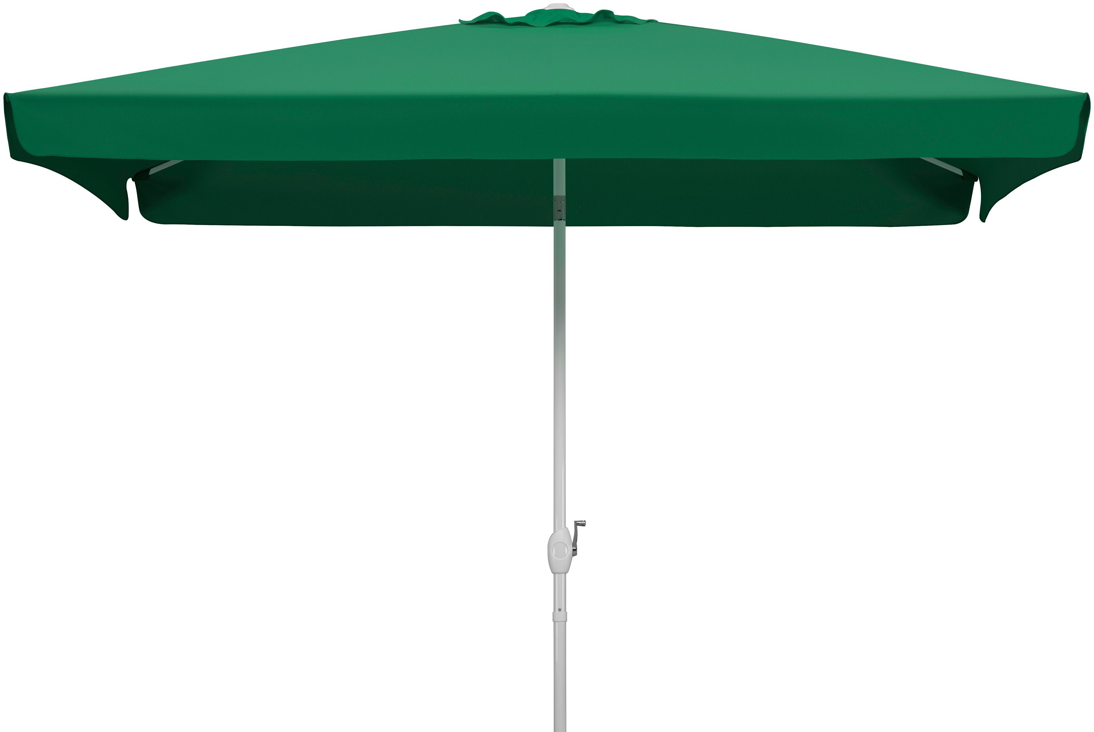 Schneider Balkonschirme Oslo 300 cmx 200 cm Grün mit Knickfunktion günstig online kaufen