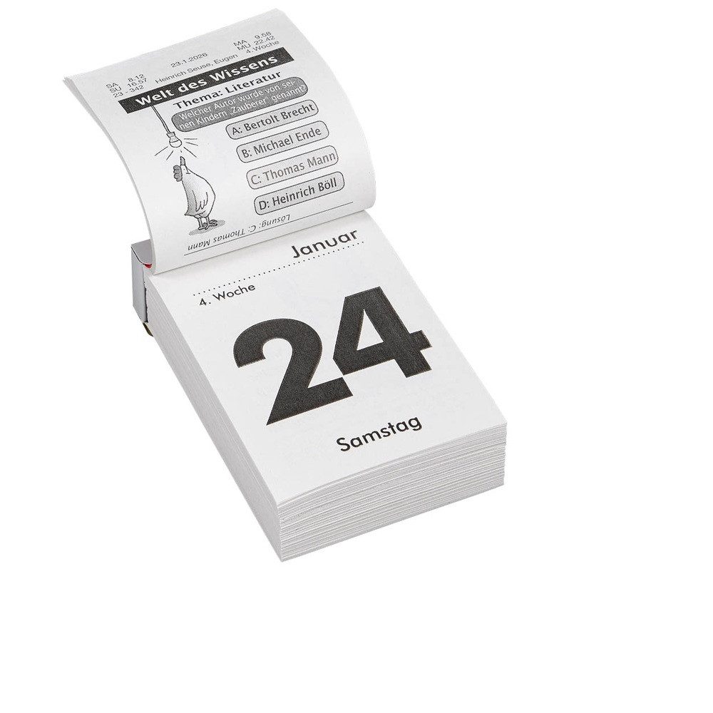 Herlitz Abreißkalender Wandkalender 2027 Gr.4 (6,5 x 10cm) - 1tlg – Bild 2 von 5