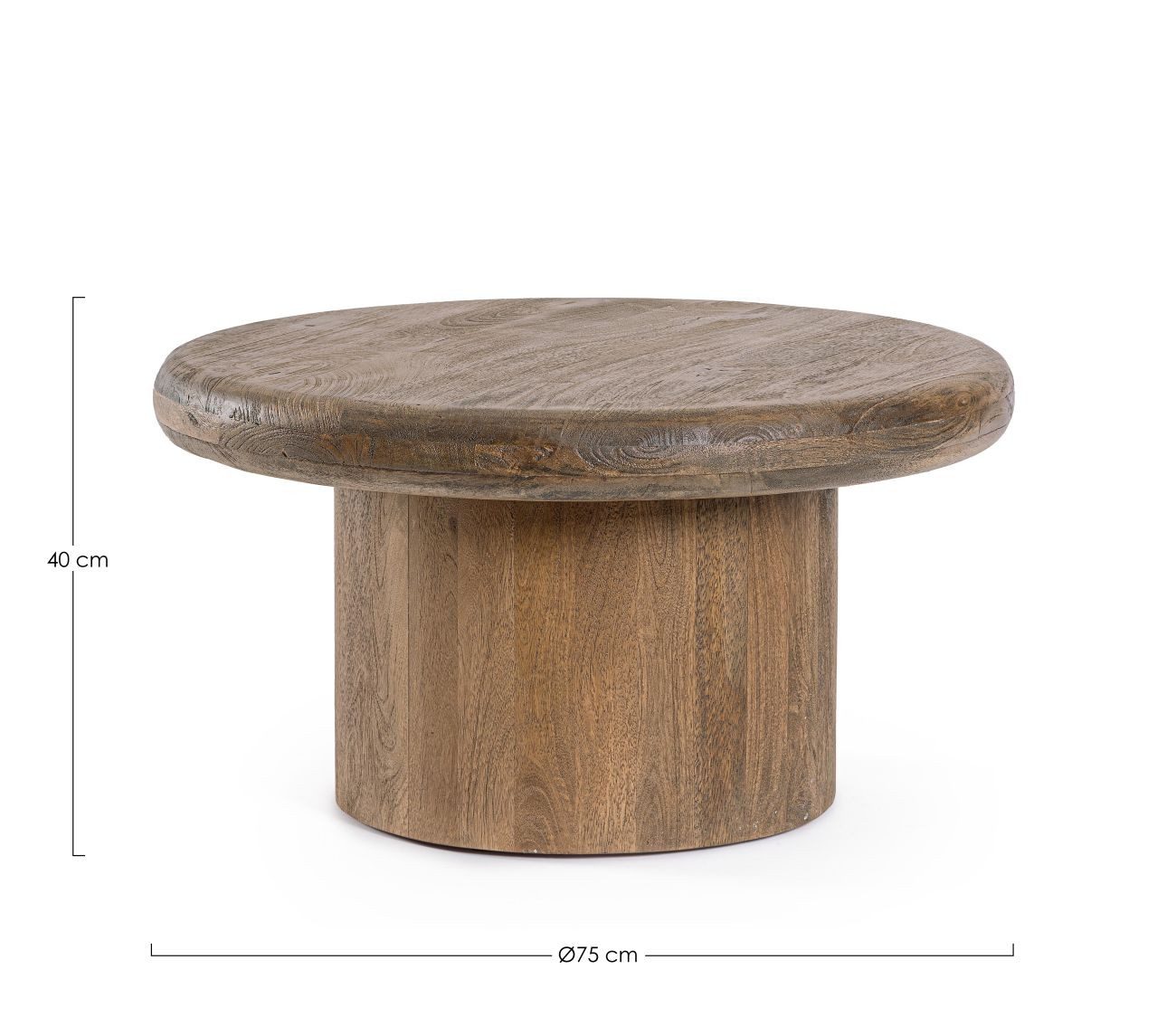 Bizzotto Couchtisch Lopez aus Mangoholz Ø günstig online kaufen
