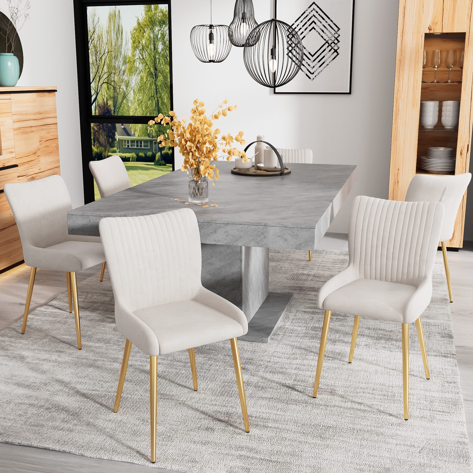 HAUSS SPOLE Esszimmerstuhl Polsterstuhl Relaxsessel mit günstig online kaufen