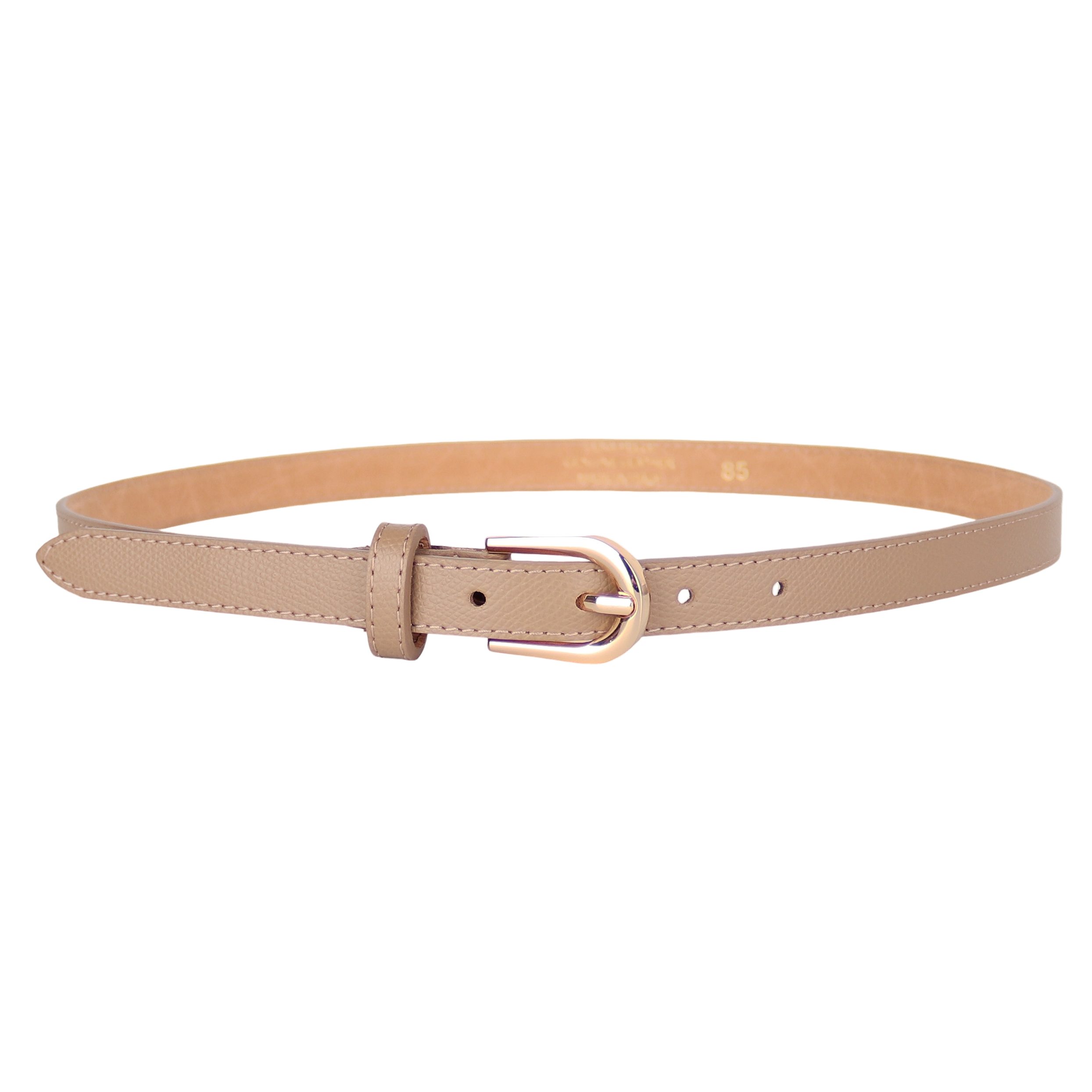 MIRROSI Ledergürtel Damen Gürtel Echtleder, Made in Italy, 18mm breit (Passt fast zu jeder Hosenschlaufe) aus Echtem Leder