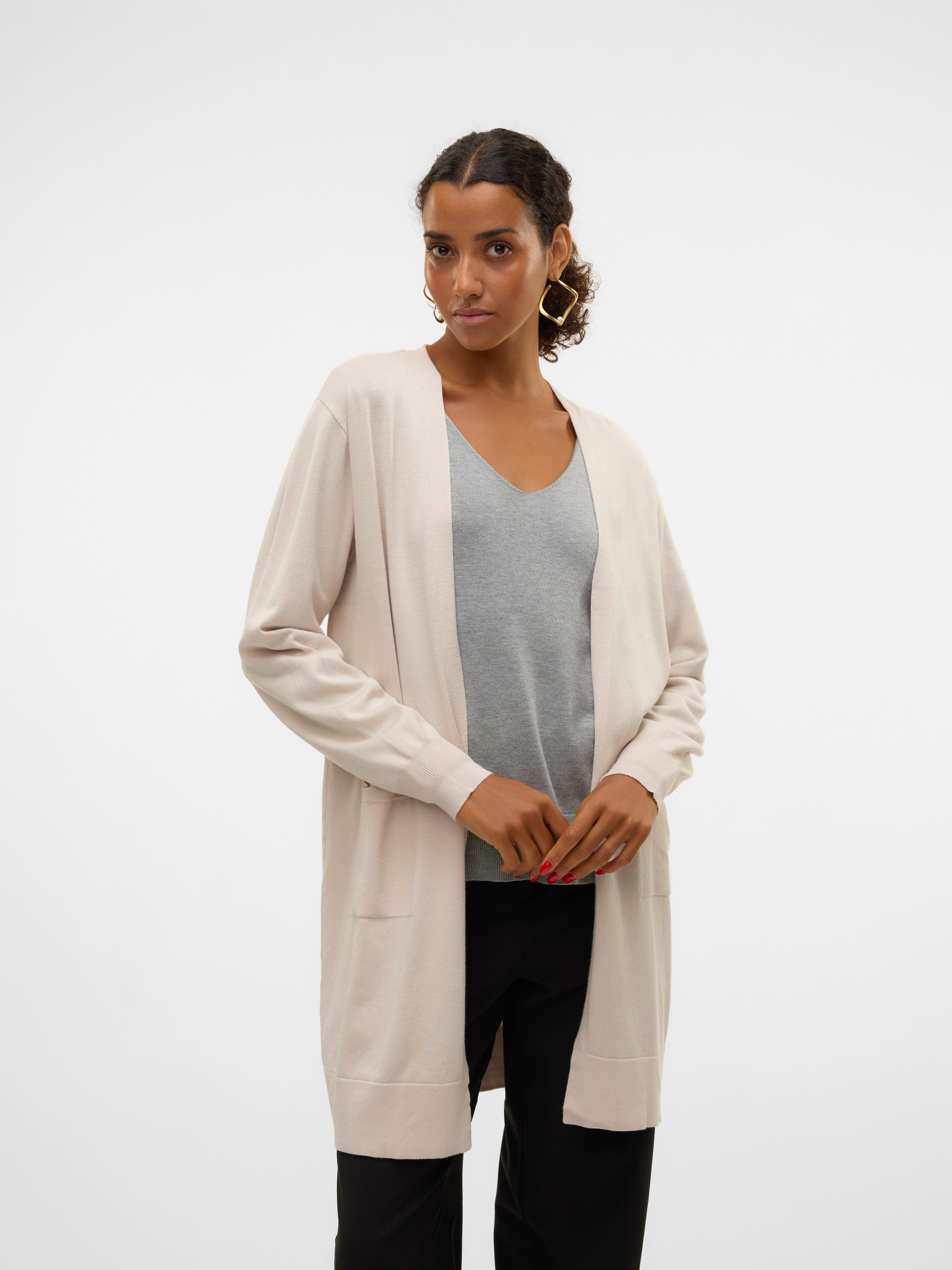 Vero Moda Longstrickjacke VMSILJE LS OPEN günstig online kaufen