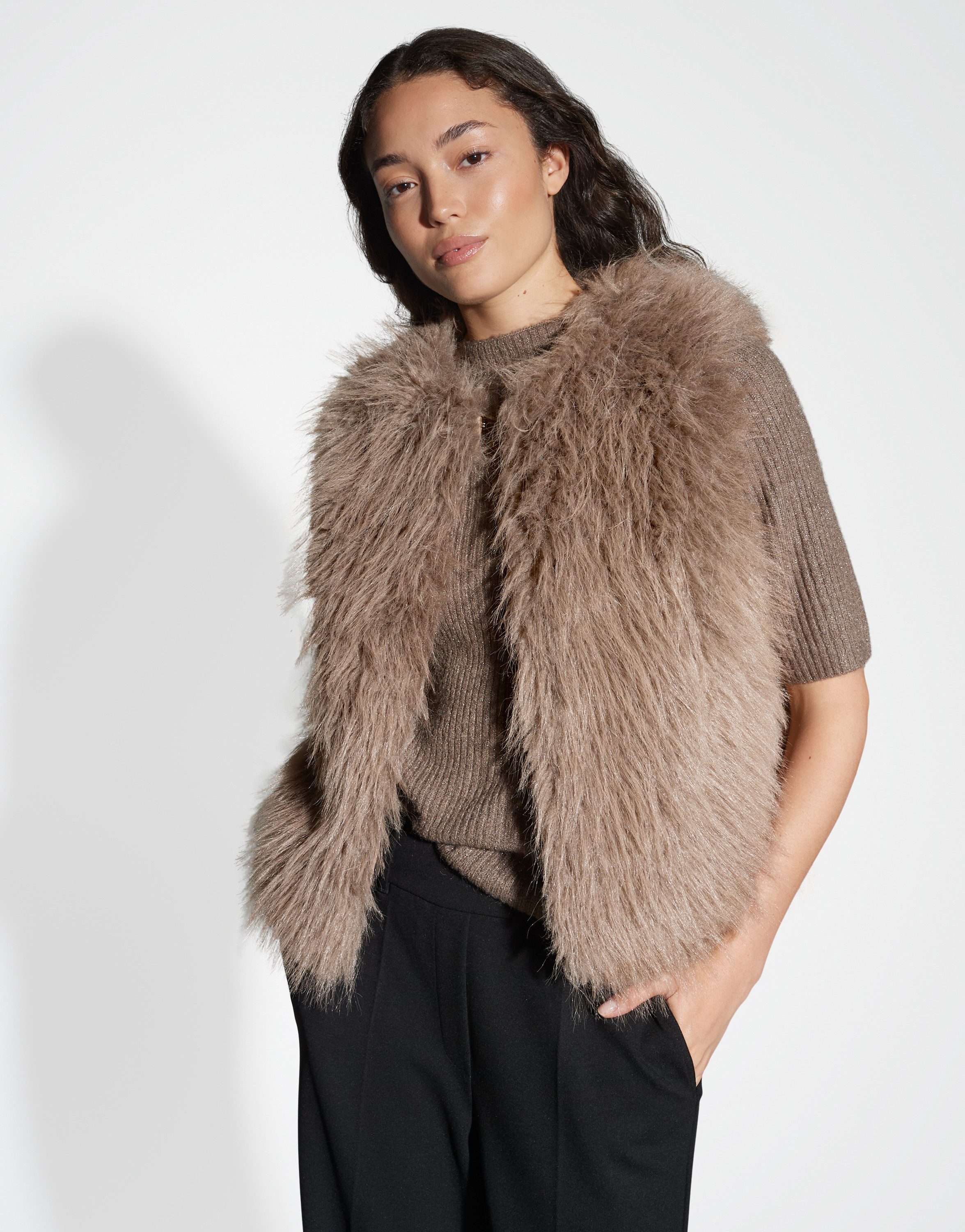 OPUS Fellweste WONDRA Regular in Felloptik