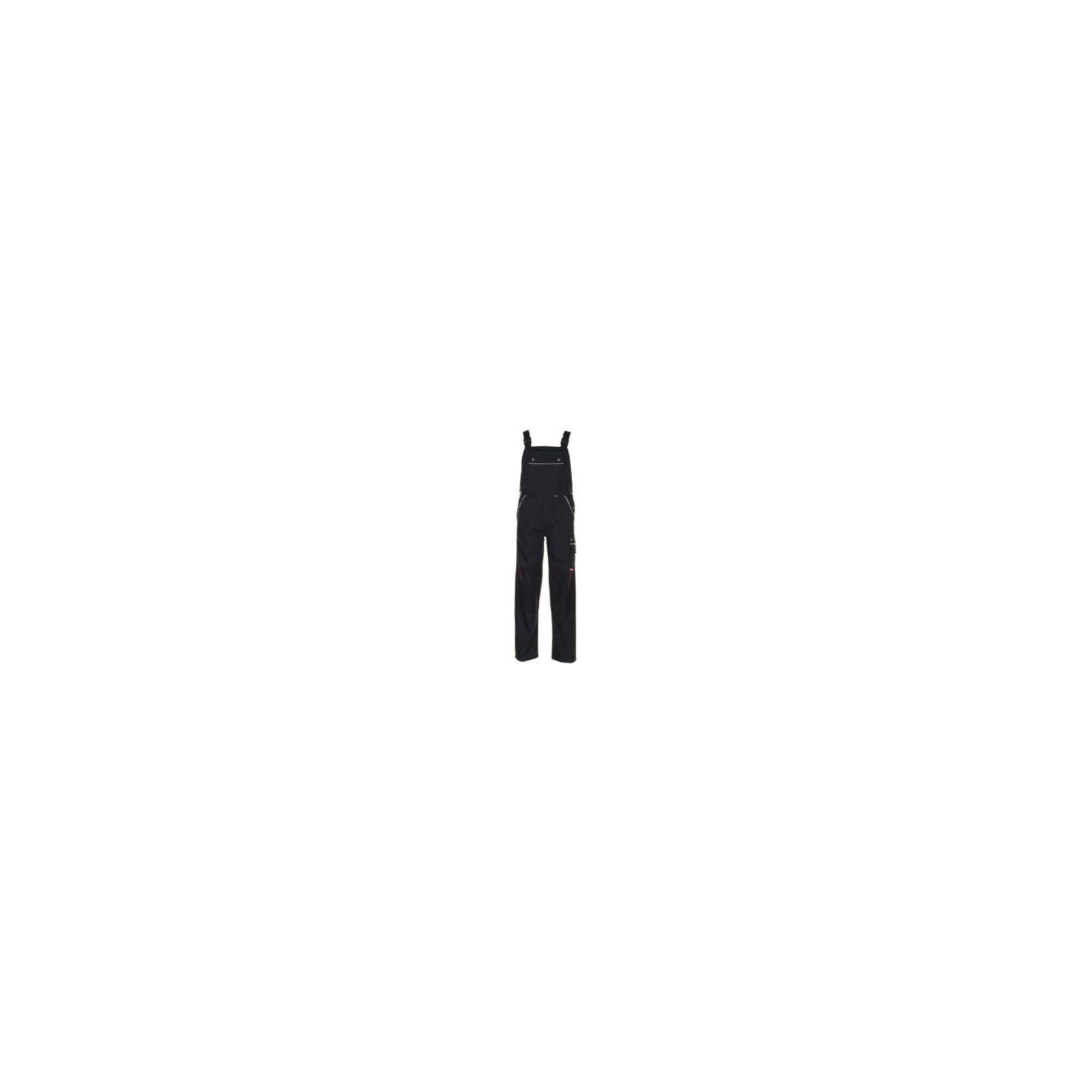 3/4-Hose Planam Latzhose Canvas 320 schwarz/schwarz 50