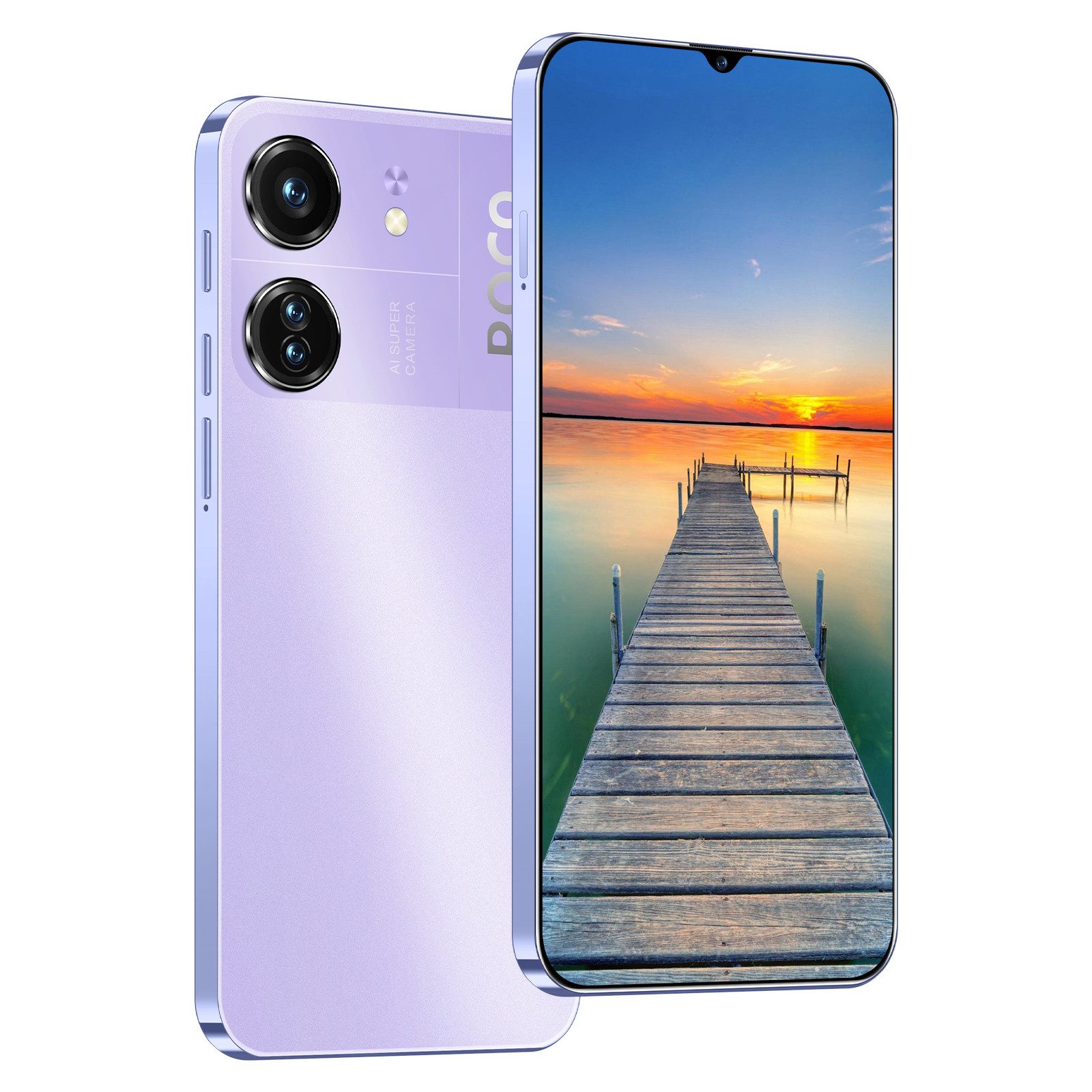 HT Entsperren Telefon Smartphone (6,3 Zoll, 8 MP Kamera, 2GRAM+16GROM, erweiterbar 128GB, unterstützt 4G FDD-LTE: B1/3/7/20)