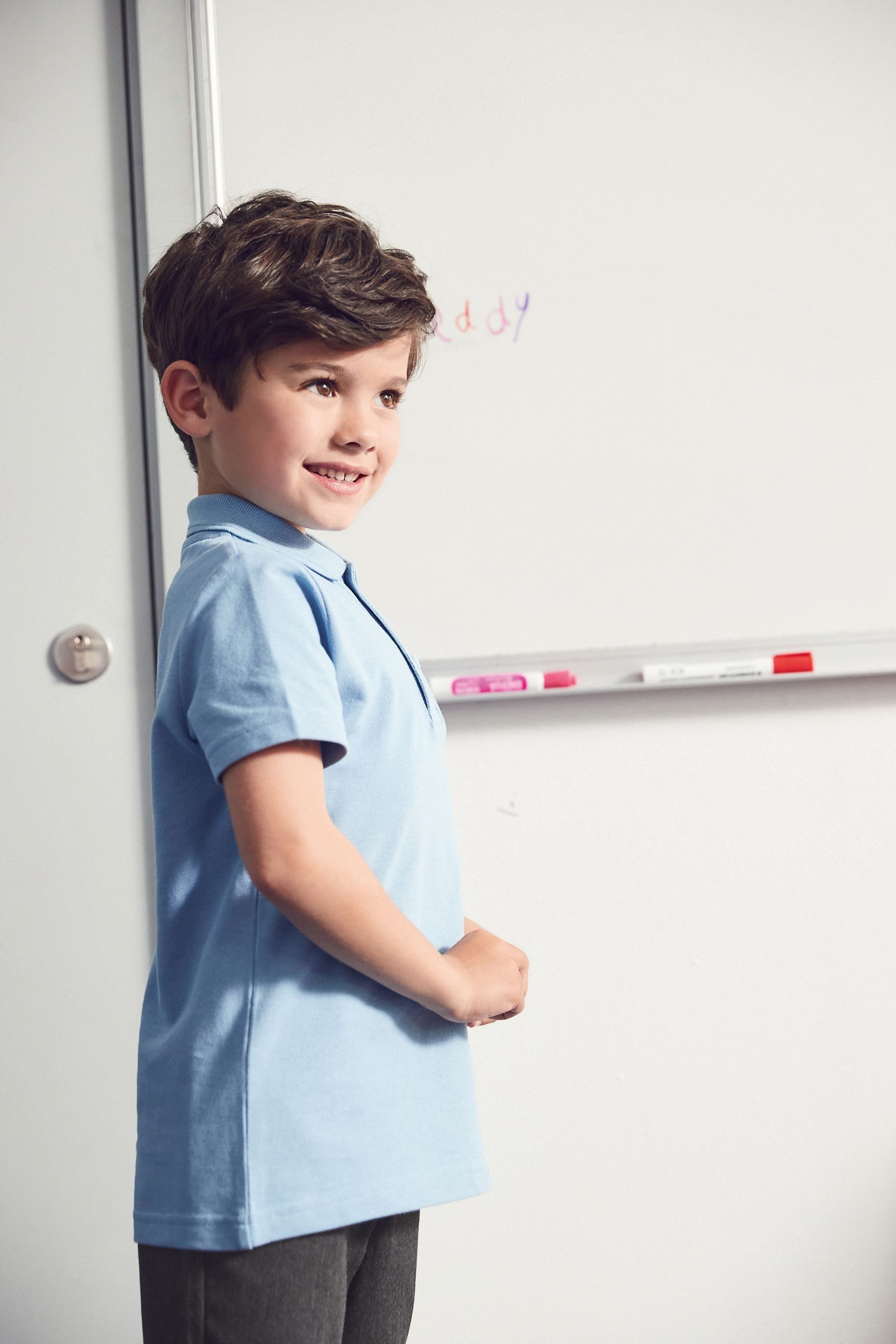 Next Poloshirt Schul-Poloshirts aus Baumwolle im 2er-Pack (2-tlg)