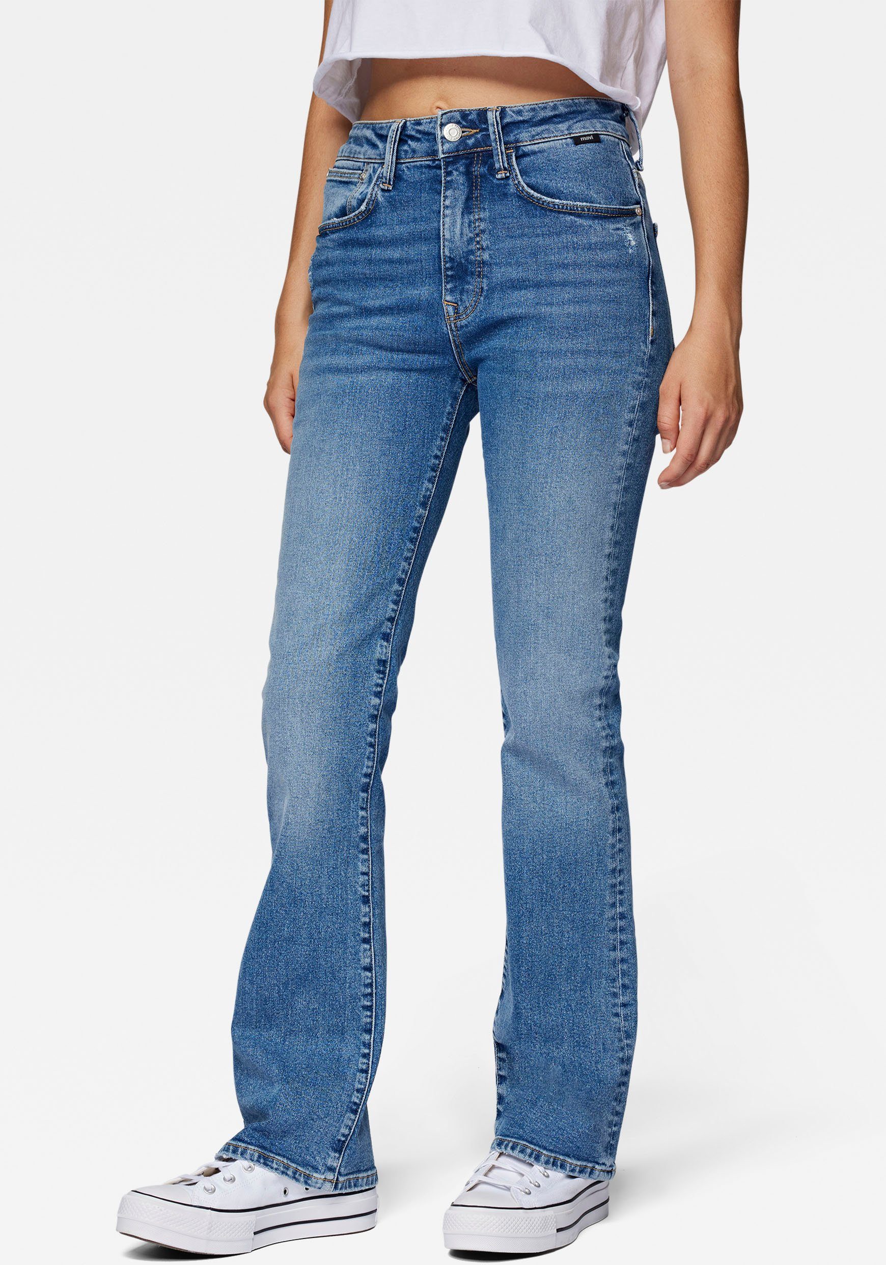 Mavi Bootcut-Jeans MARIA perfekte Passform durch Stretch-Denim