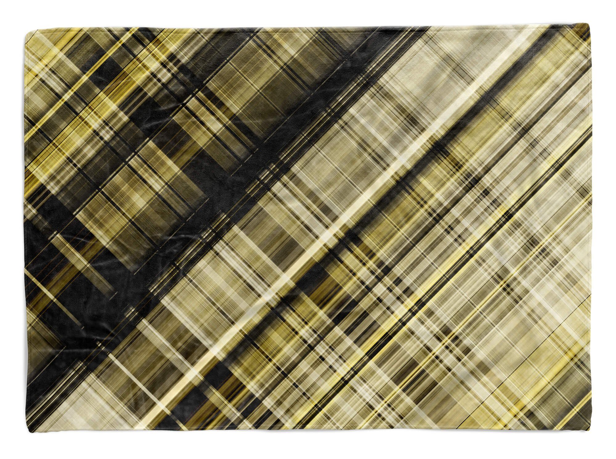 Sinus Art Handtücher Handtuch Strandhandtuch Saunatuch Kuscheldecke mit Fotomotiv Muster Auffallend, Baumwolle-Polyester-Mix (1-St), Handtuch