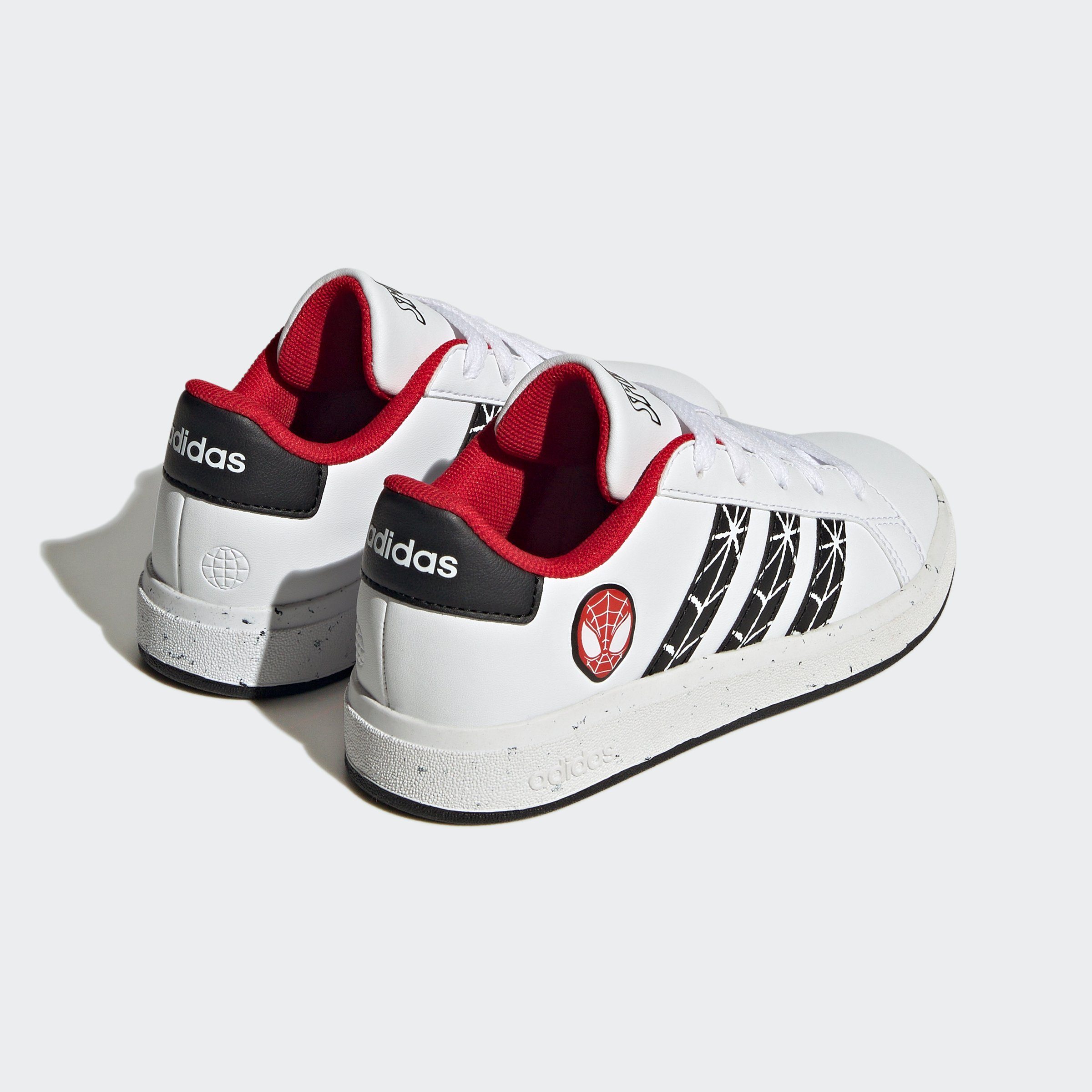 adidas Sportswear ADIDAS GRAND COURT X Sneaker MARVEL adidas des den Design SPIDER-MAN Spuren Superstar auf KIDS