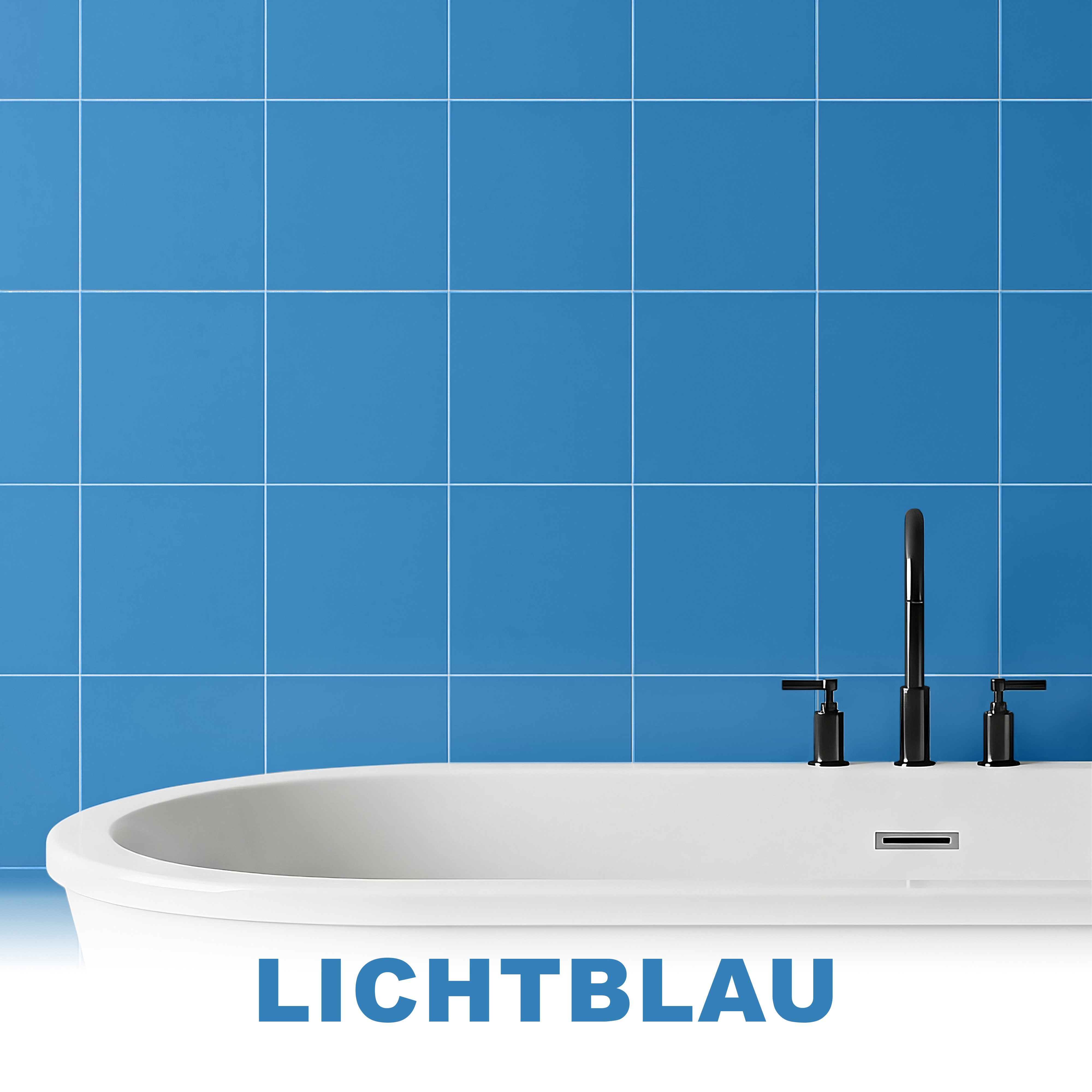 WO-WE Fliesenlack 2K Fliesenfarbe Fliesen Lack Bodenfliesen W712, 2,5Kg, Seidenglänzend, Epoxidharz