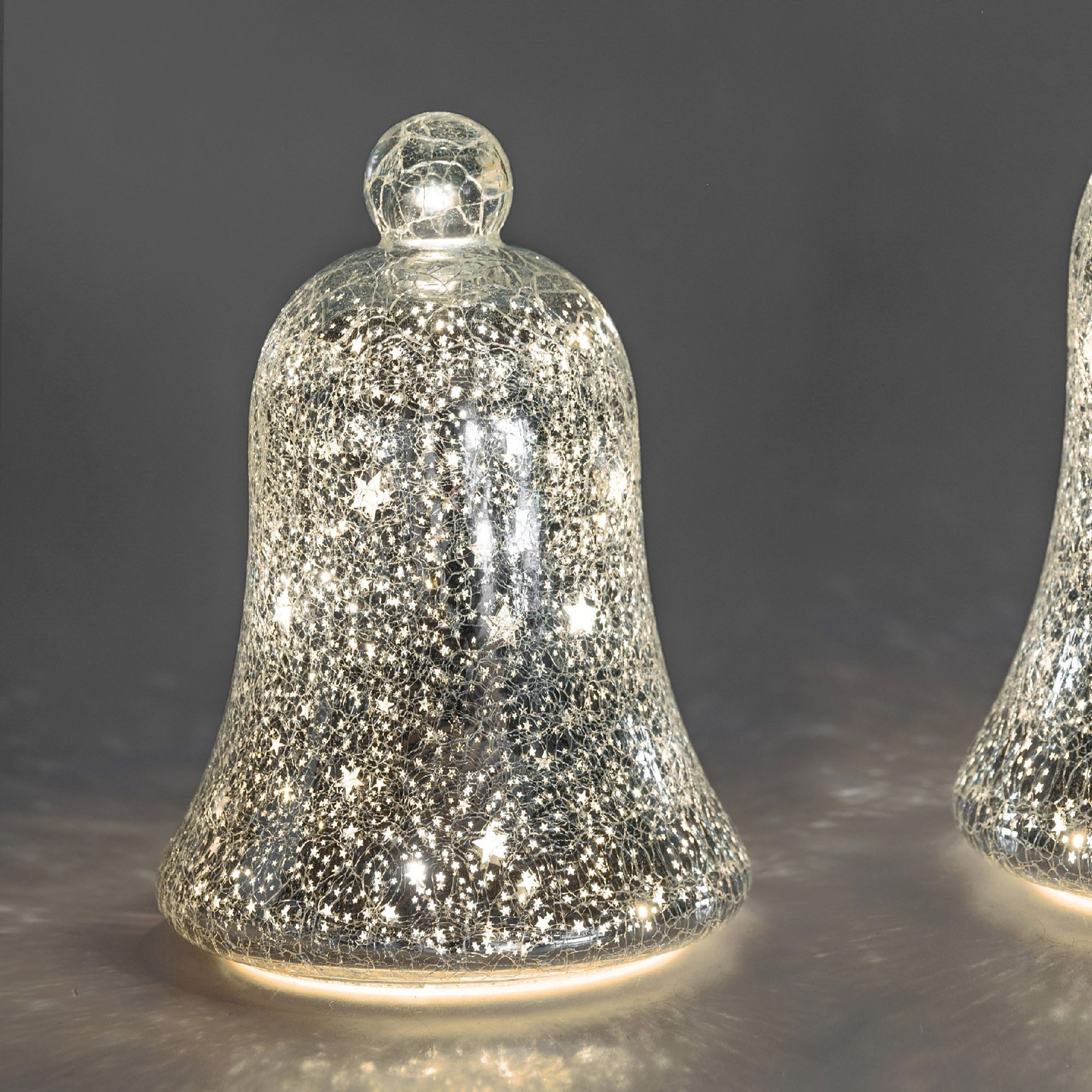 formano LED-Dekofigur Sterne, Mit Timerfunktion, Silber, Motiv: Sterne günstig online kaufen