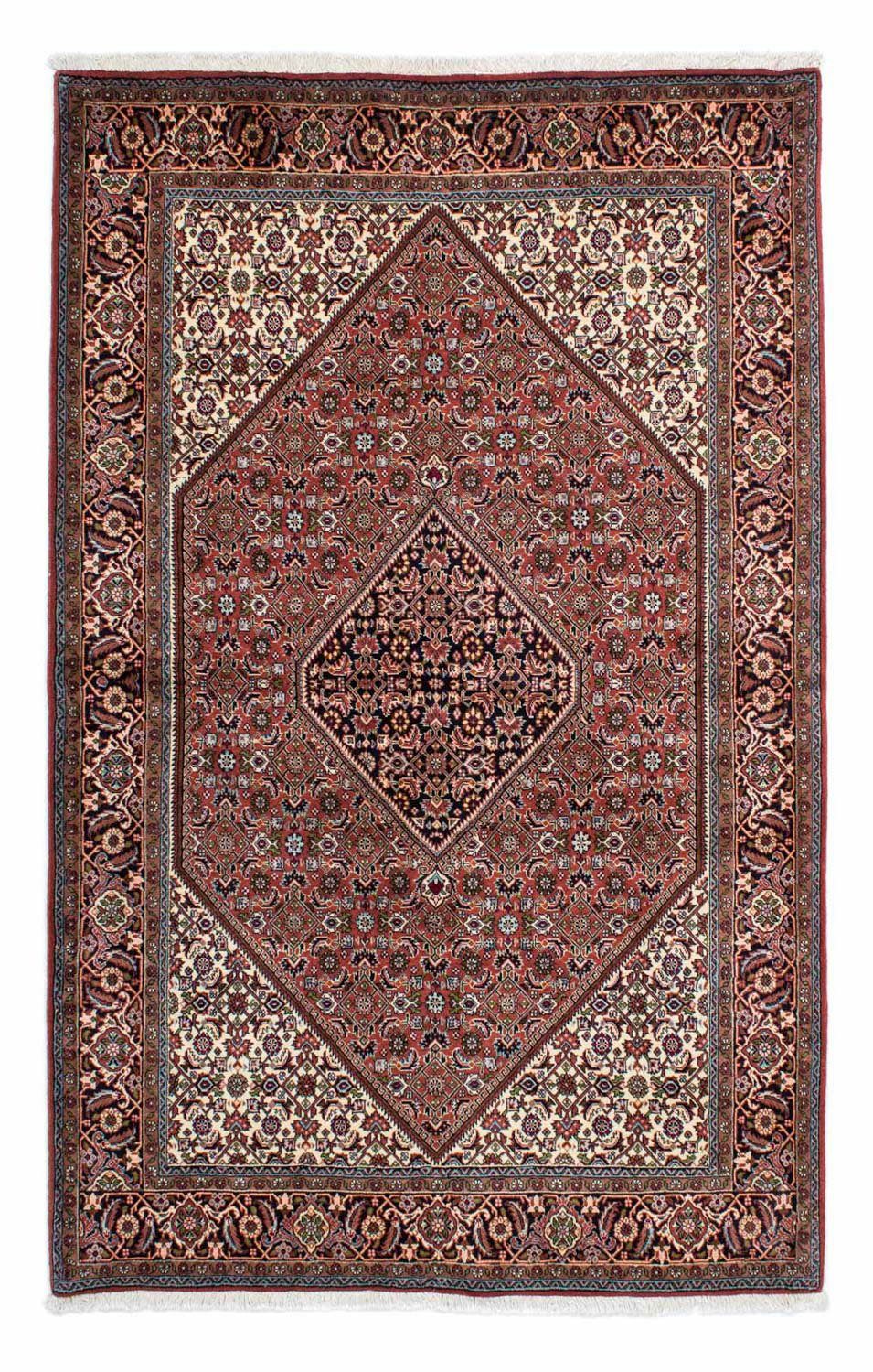 Wollteppich Bidjar - Zanjan 15 cm, Medaillon x morgenland, Rosso 229 Unikat rechteckig, Höhe: mm, 143 mit Zertifikat