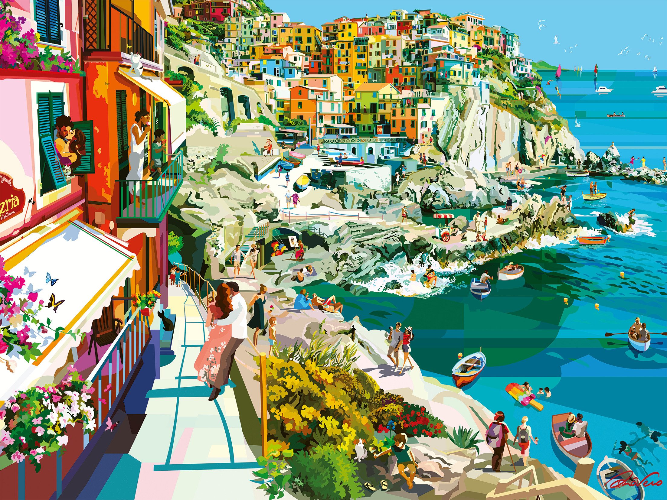 Ravensburger Puzzle Verliebt in Cinque Terre, günstig online kaufen