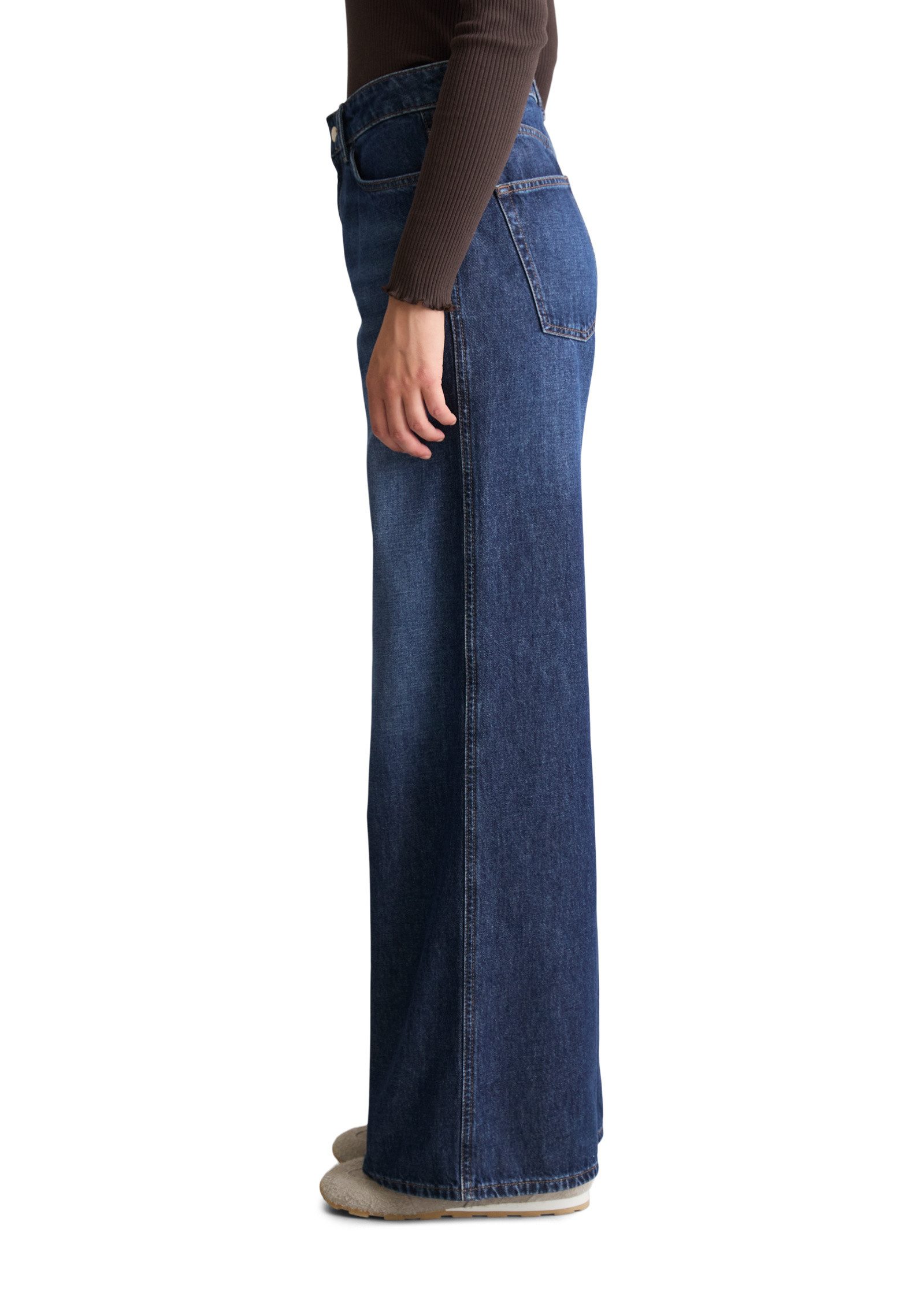 Marc O'Polo DENIM Weite Jeans aus Rigid Denim ohne Elasthan