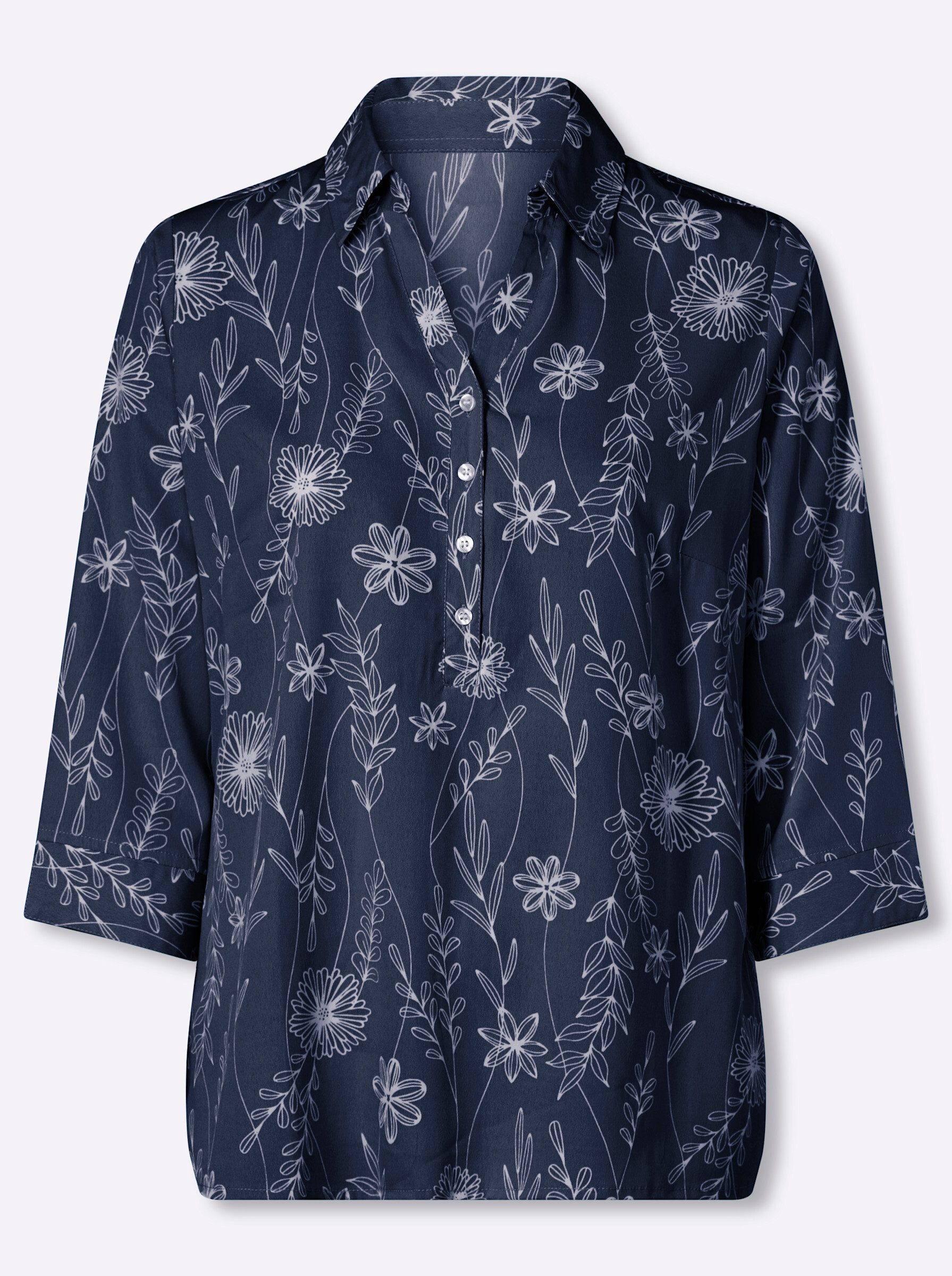 Sieh an! Klassische Bluse 3/4-Arm-Bluse 3/4-Arm – Bild 3 von 5