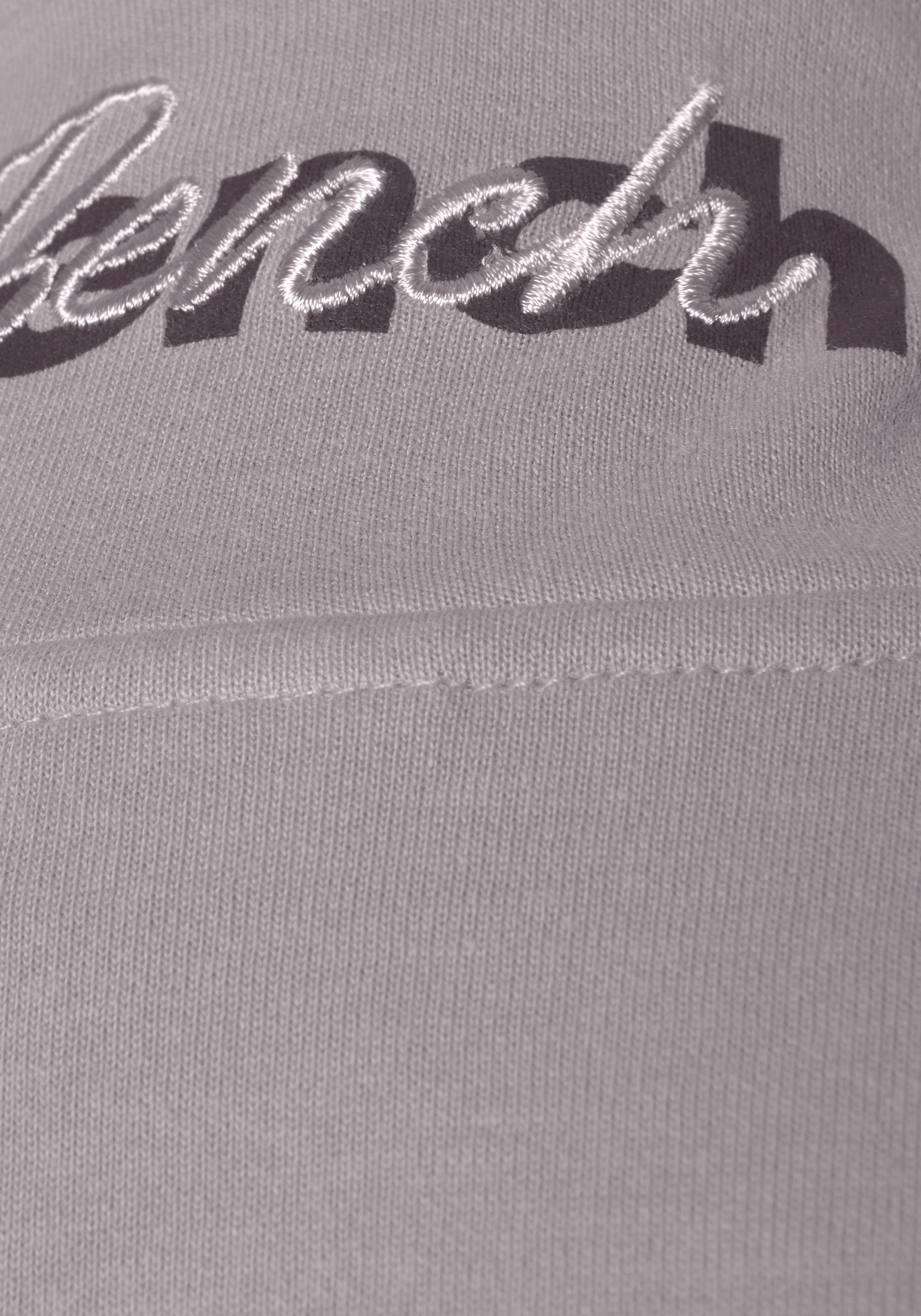 Bench. Loungewear Sweatjacke (1-tlg) mit bestickten Stehkragen, Loungeanzug