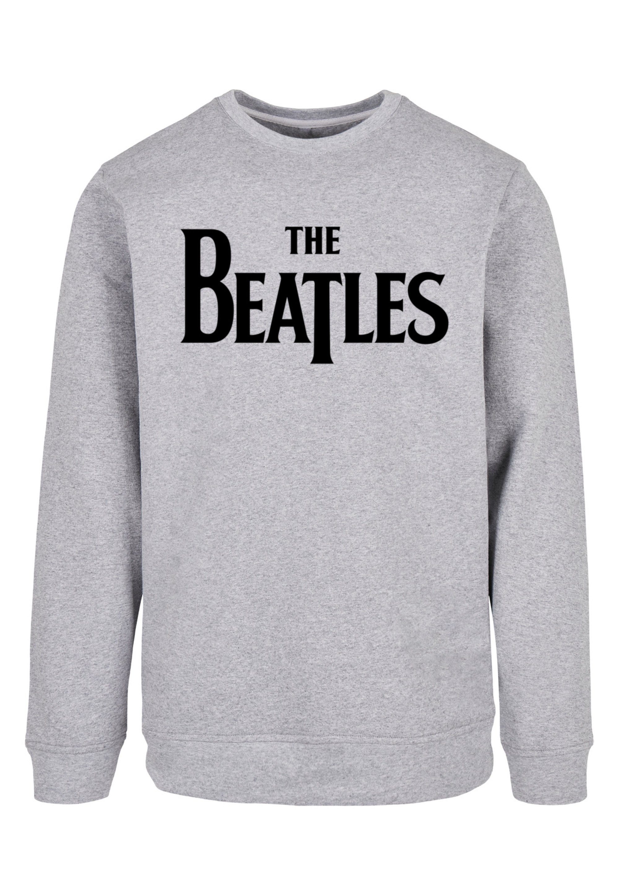 The Beatles Logo lizenziertes Drop T Band Kapuzenpullover F4NT4STIC Sweatshirt Beatles Offiziell Black Print, The