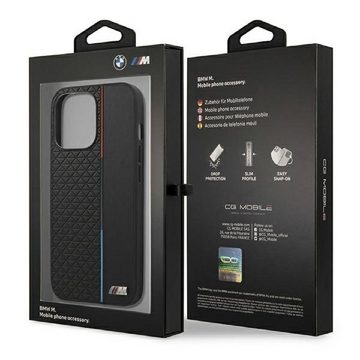 BMW Handyhülle iPhone 13 Pro Max Hardcase Cover Kunststoff TPU schwarz 6,7 Zoll, Kantenschutz