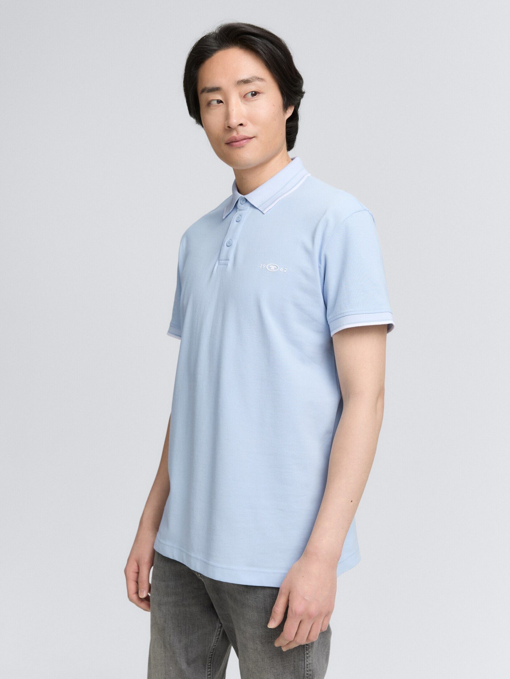 TOM TAILOR Poloshirt Piqué Poloshirt mit günstig online kaufen