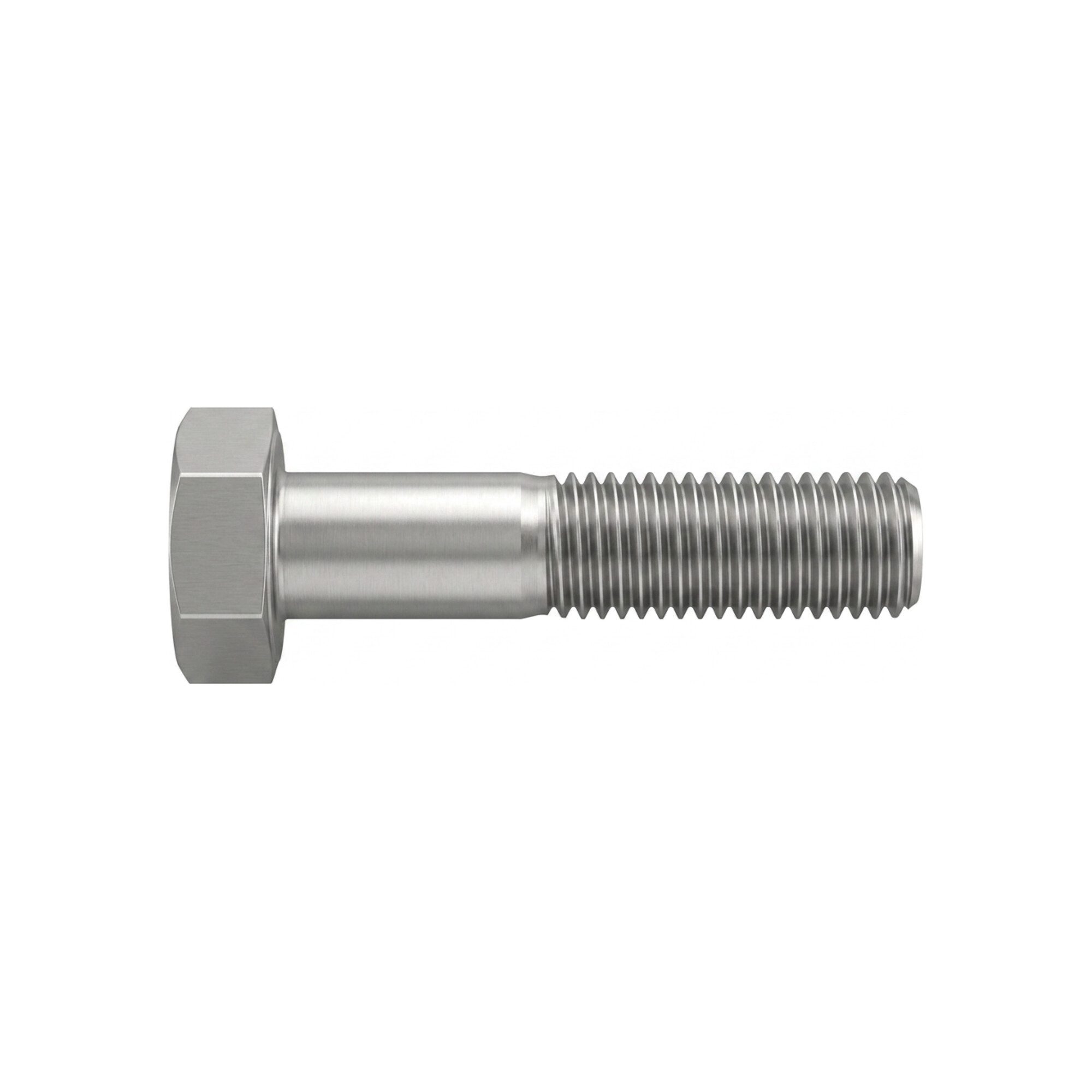 Contorion Schraube DIN 931/ISO 4014 Sechskant-Schaftschraube M6x70 Edelstahl A4 70 blank