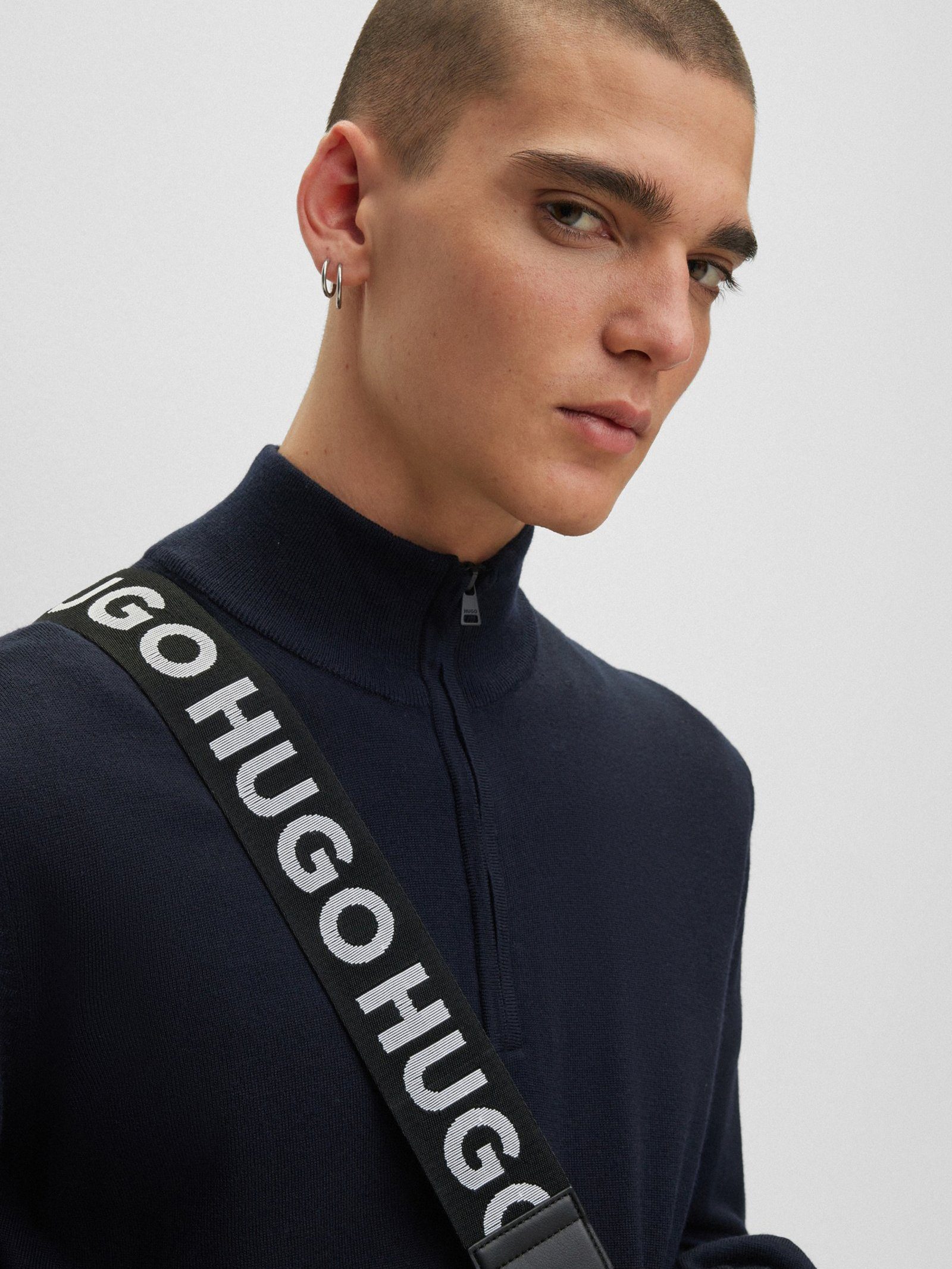HUGO Strickpullover San Quirin-M (1-tlg)