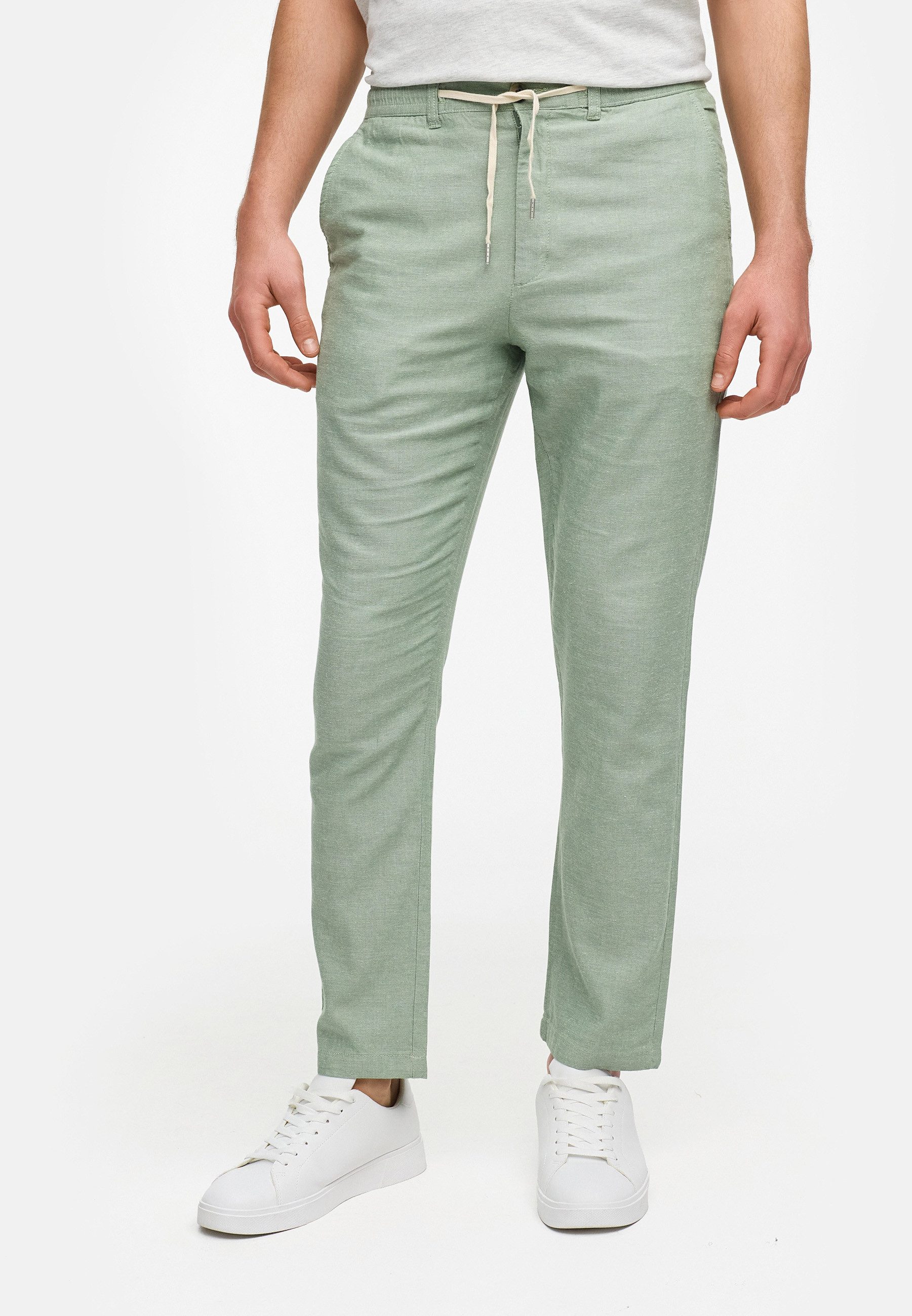Kronstadt Chinohose Herren KSAlbert Chino Hose Herrenhose aus Baumwoll-Lein günstig online kaufen