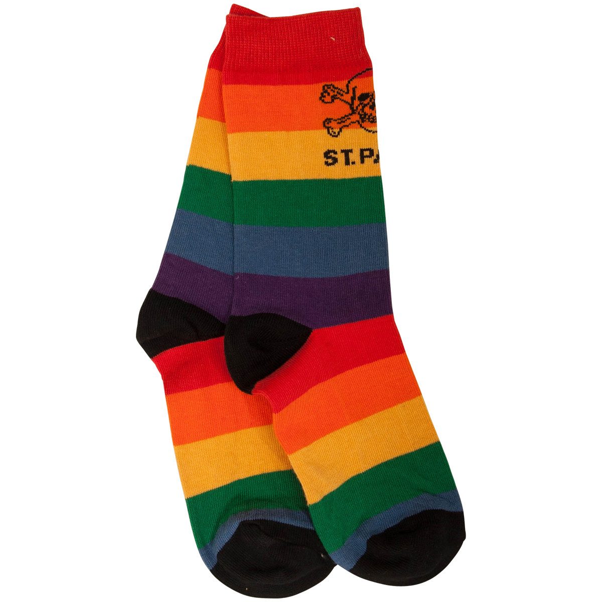 FC St. Pauli Socken FC St. Pauli - Socken Regenbogen mit Totenkopf