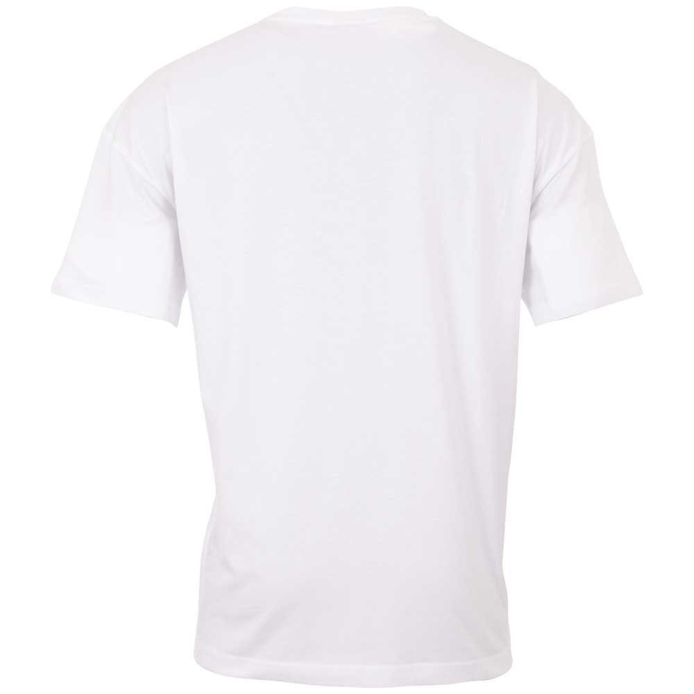 Kappa angesagtem bright mit white T-Shirt Rundhalsausschnitt