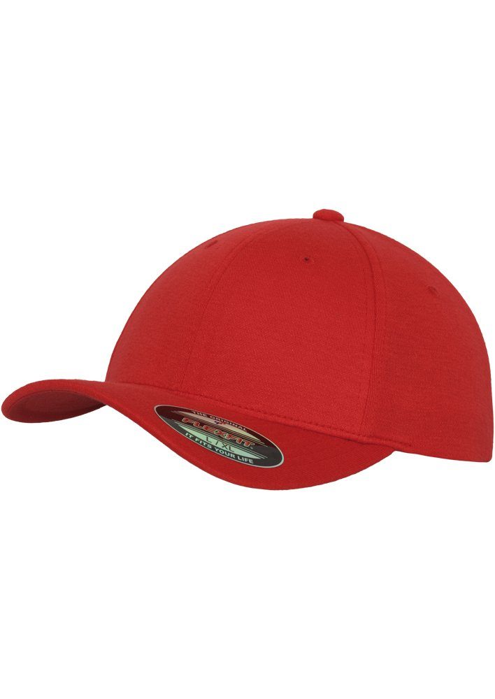 red Flexfit Accessoires Double Cap Jersey Flexfit Flex