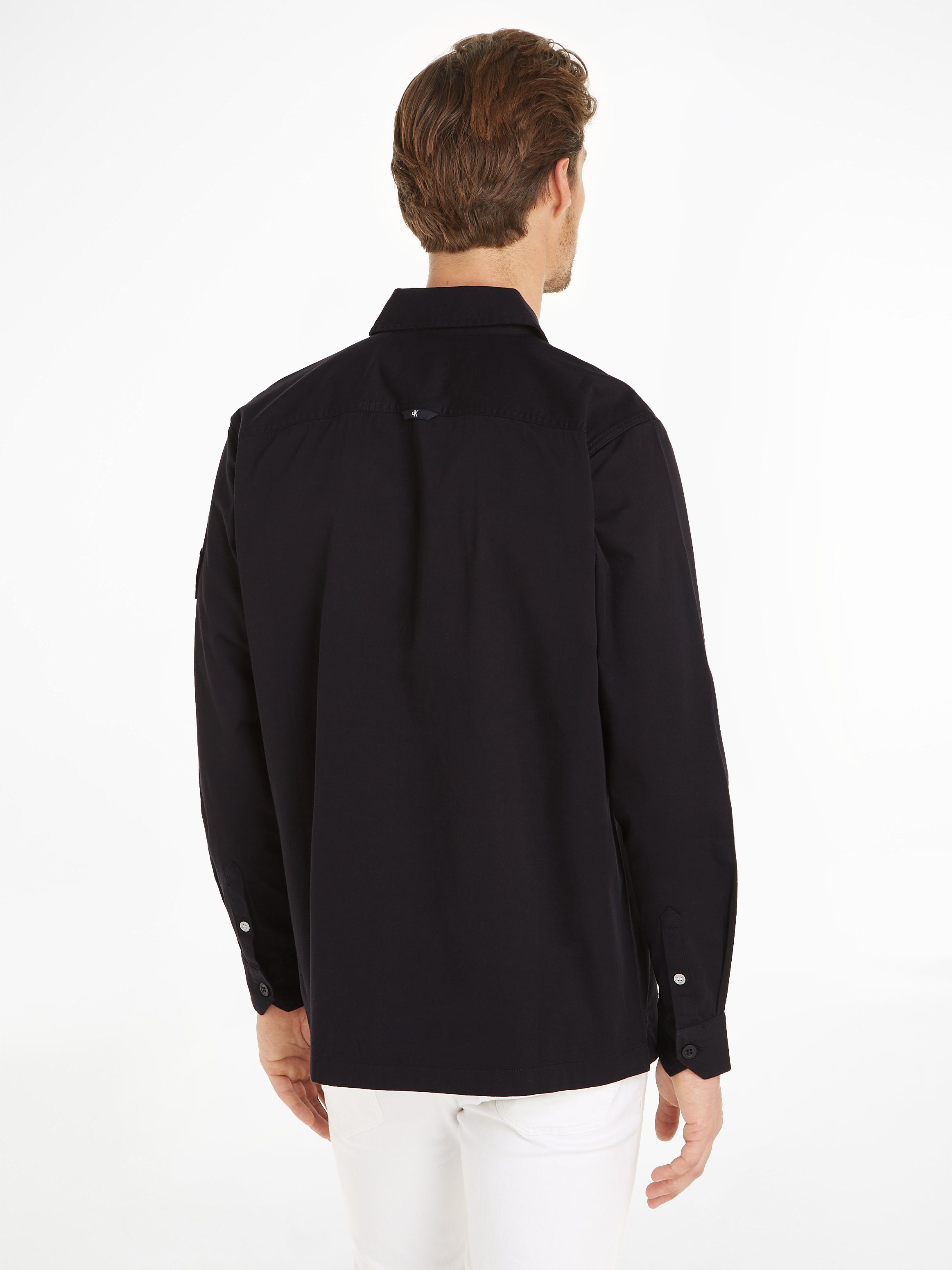 Calvin Klein Jeans Langarmhemd MONOLOGO BADGE günstig online kaufen
