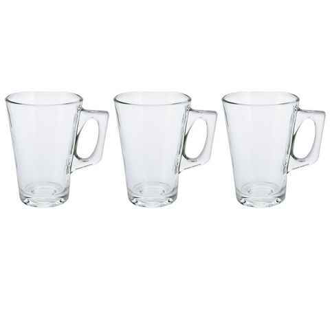 Neuetischkultur Gläser-Set Kaffee-Tee-Glas 3er Set klassisch, Glas