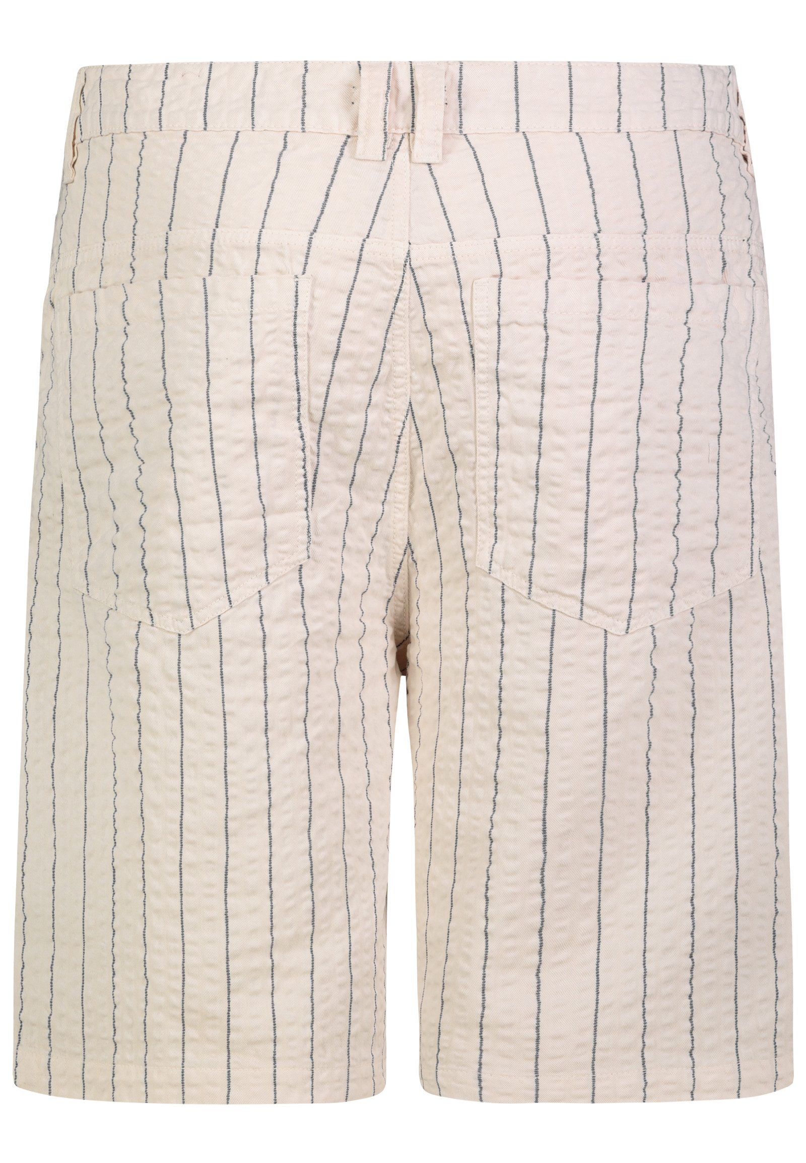 Eight2Nine Shorts Herren Baggy Shorts mit Streifen Baumwoll-Twill, Streifenmuster