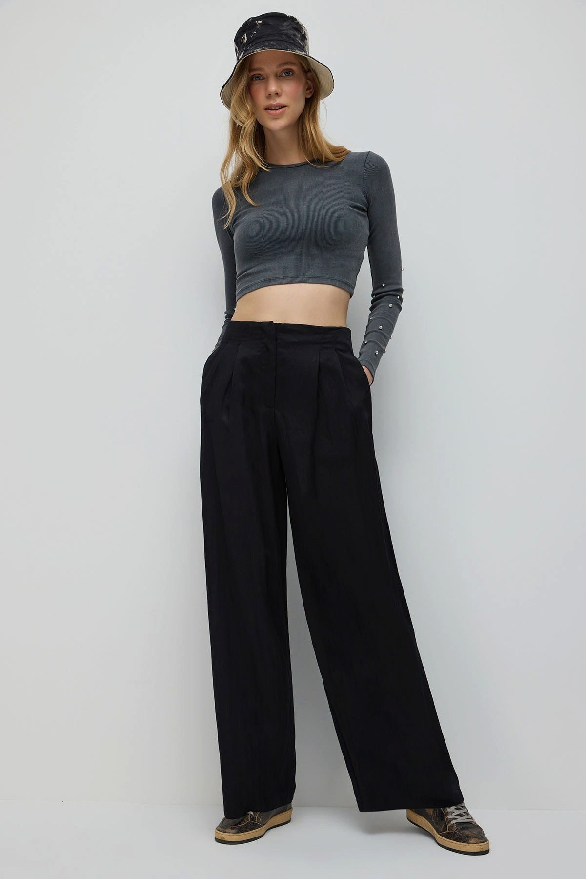 Bequeme Jeans Weite Hose
