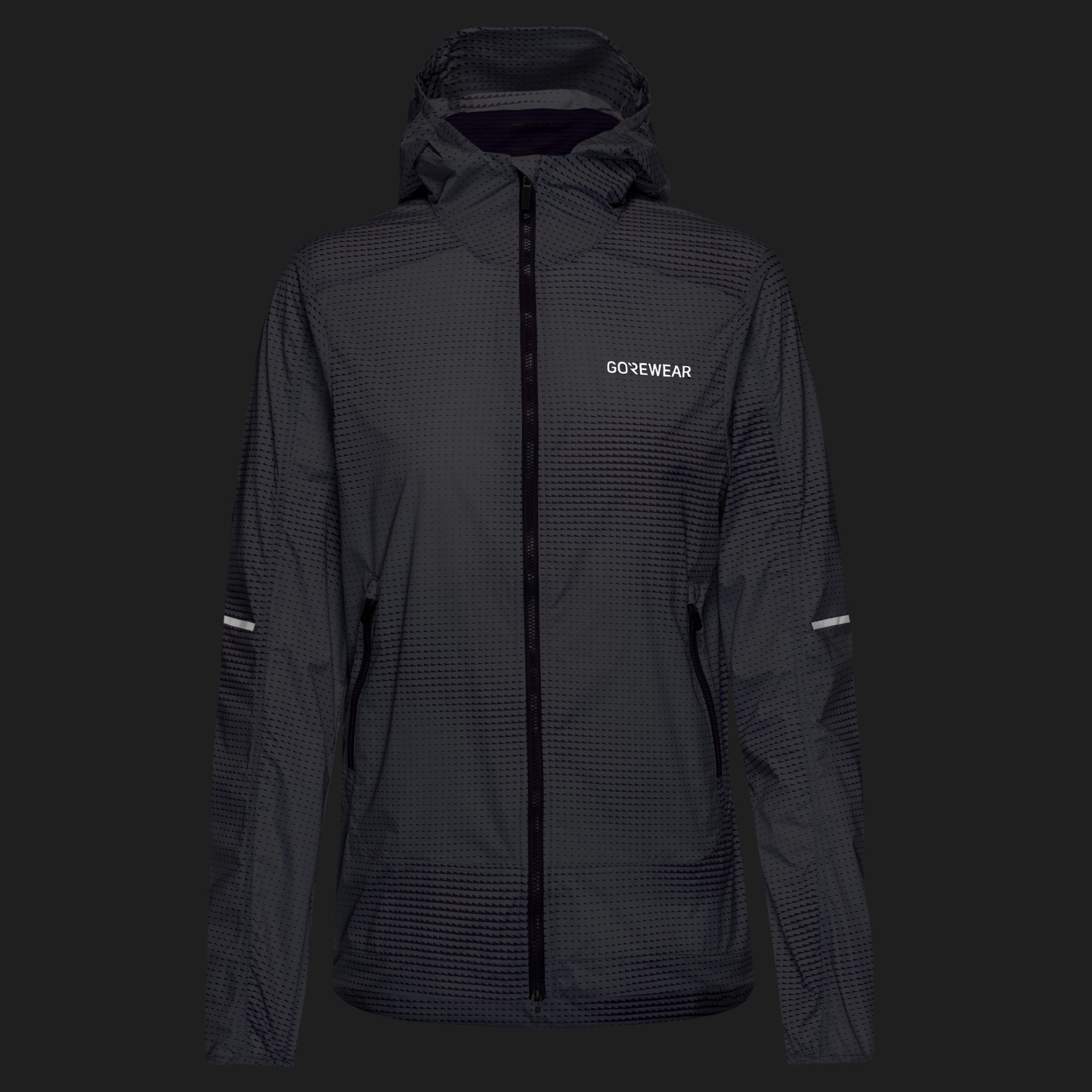 GORE® Wear Laufjacke GOREWEAR FERNFLOW Haze Windbreaker mit Kapuze Damen ARROW_AMETHYST GRE