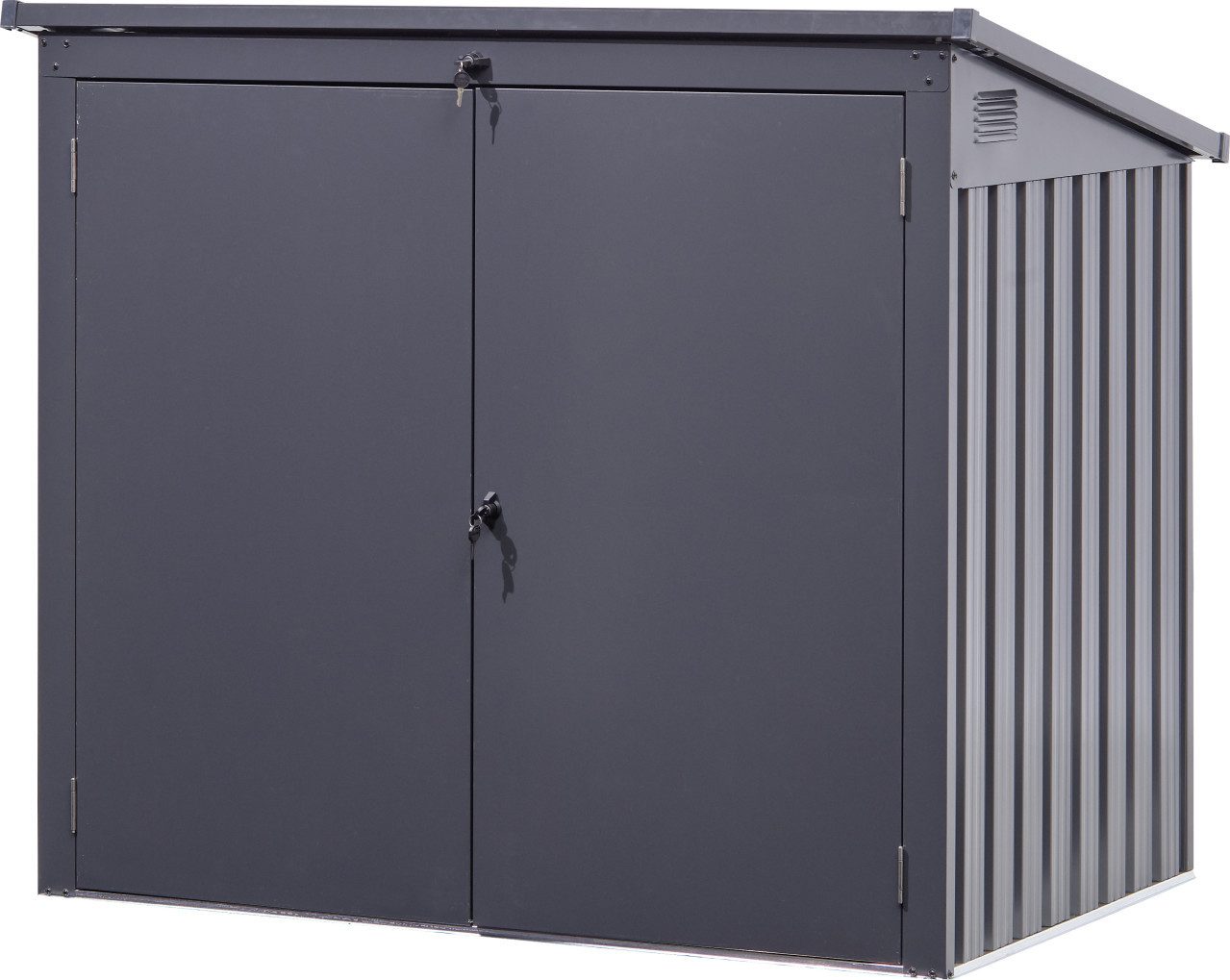 Floraworld Mülltonnenbox Floraworld Mülltonnenbox aus Stahl für 2 x 240 L