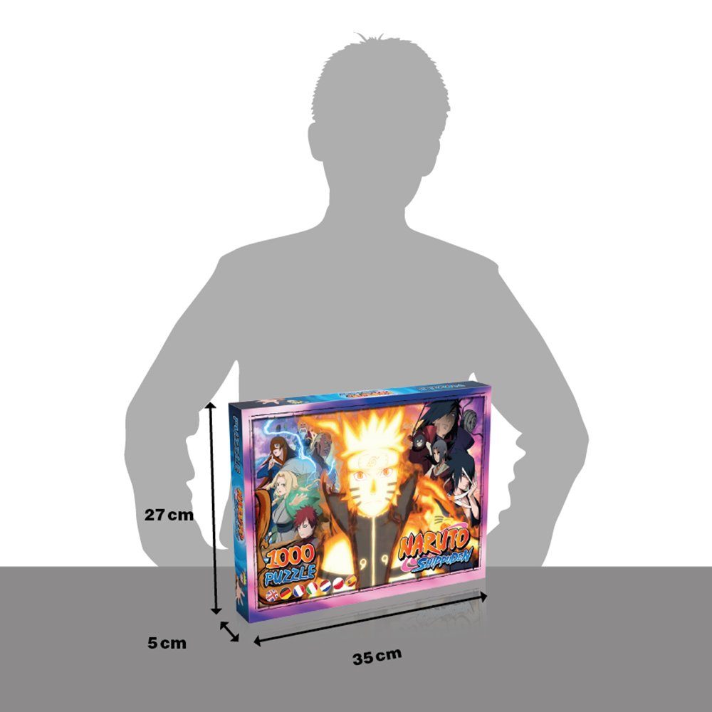 Winning Moves Puzzle Naruto Shippuden Puzzle (1000 Teile), 1000 Puzzleteile