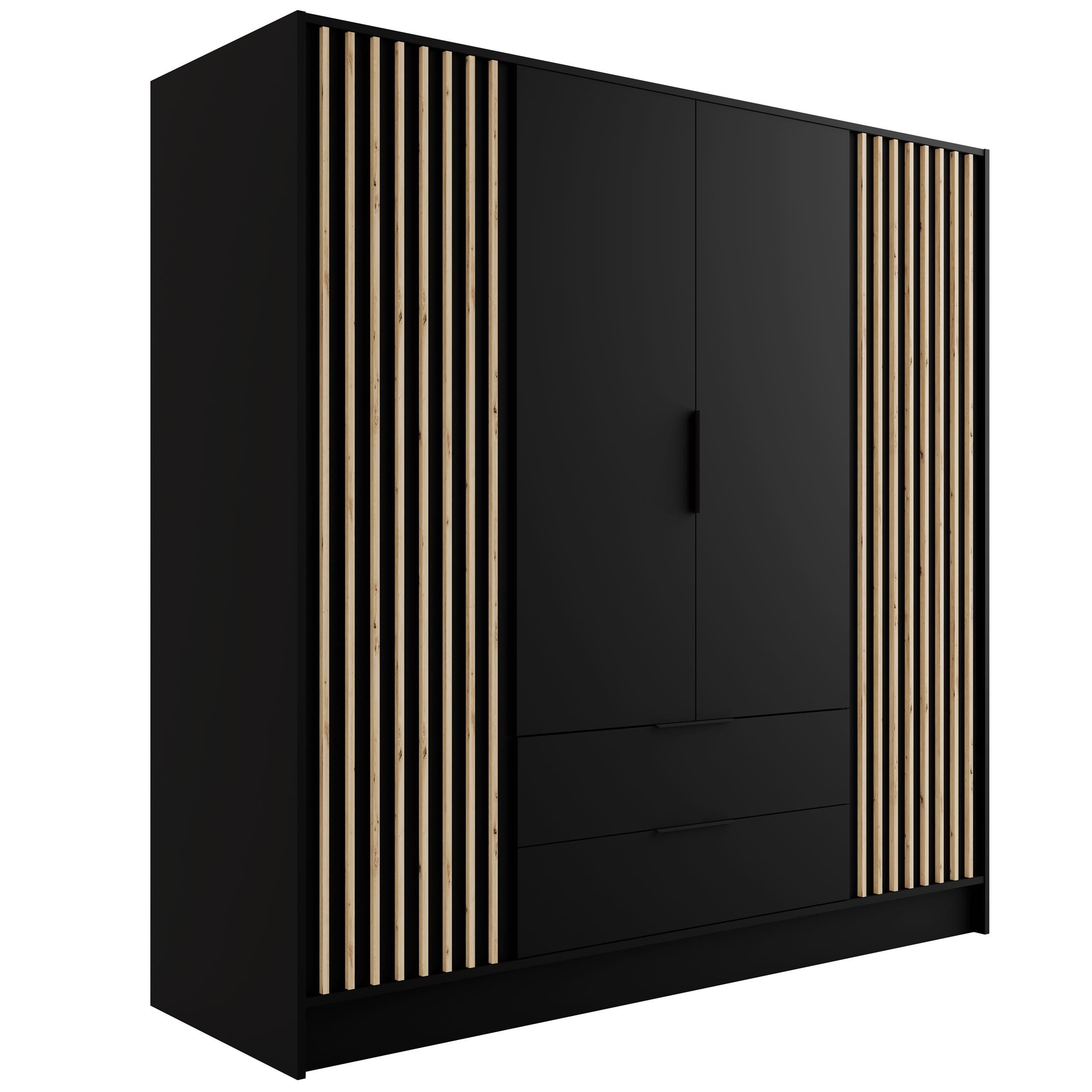 ALTDECOR Drehtürenschrank NELIA (Kleiderschrank Garderobenschrank mit viel günstig online kaufen