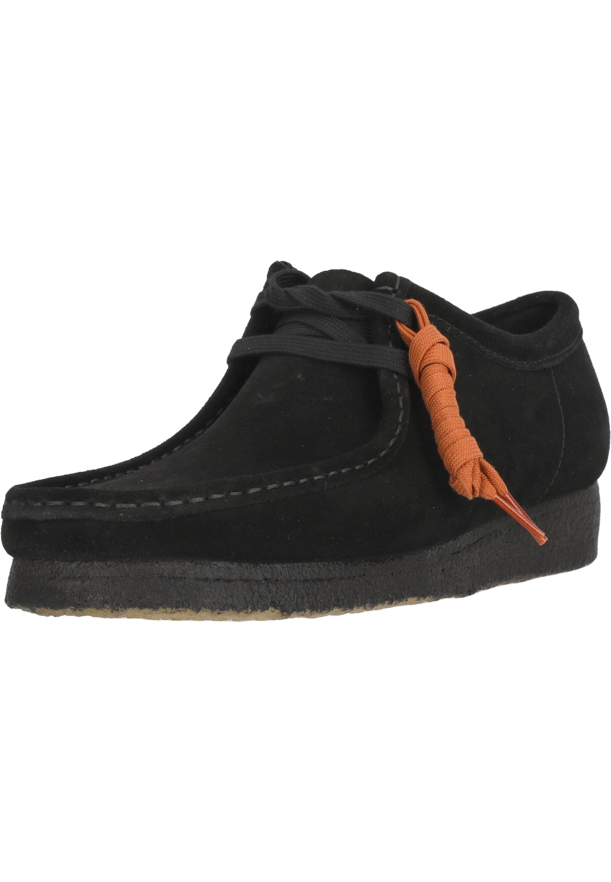 Wallabee Black Schnürschuh