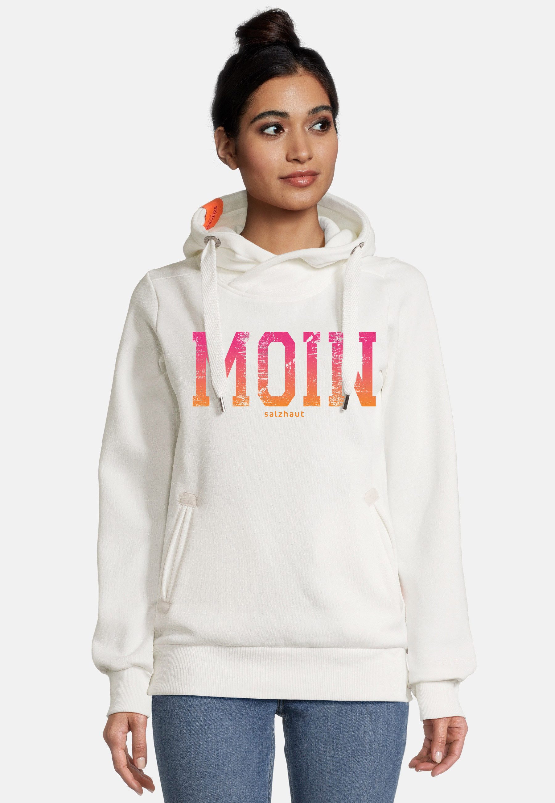 salzhaut Hoodie SÜNN - MOIN FARBVERLAUF Damen Tailliert Damen Kapuzenpullov günstig online kaufen
