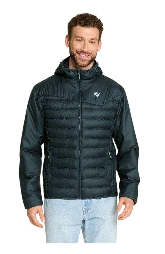 Ziener Winterjacke Nantano (warm, leicht, hohe Funktionalität) dunkelgrün Herren