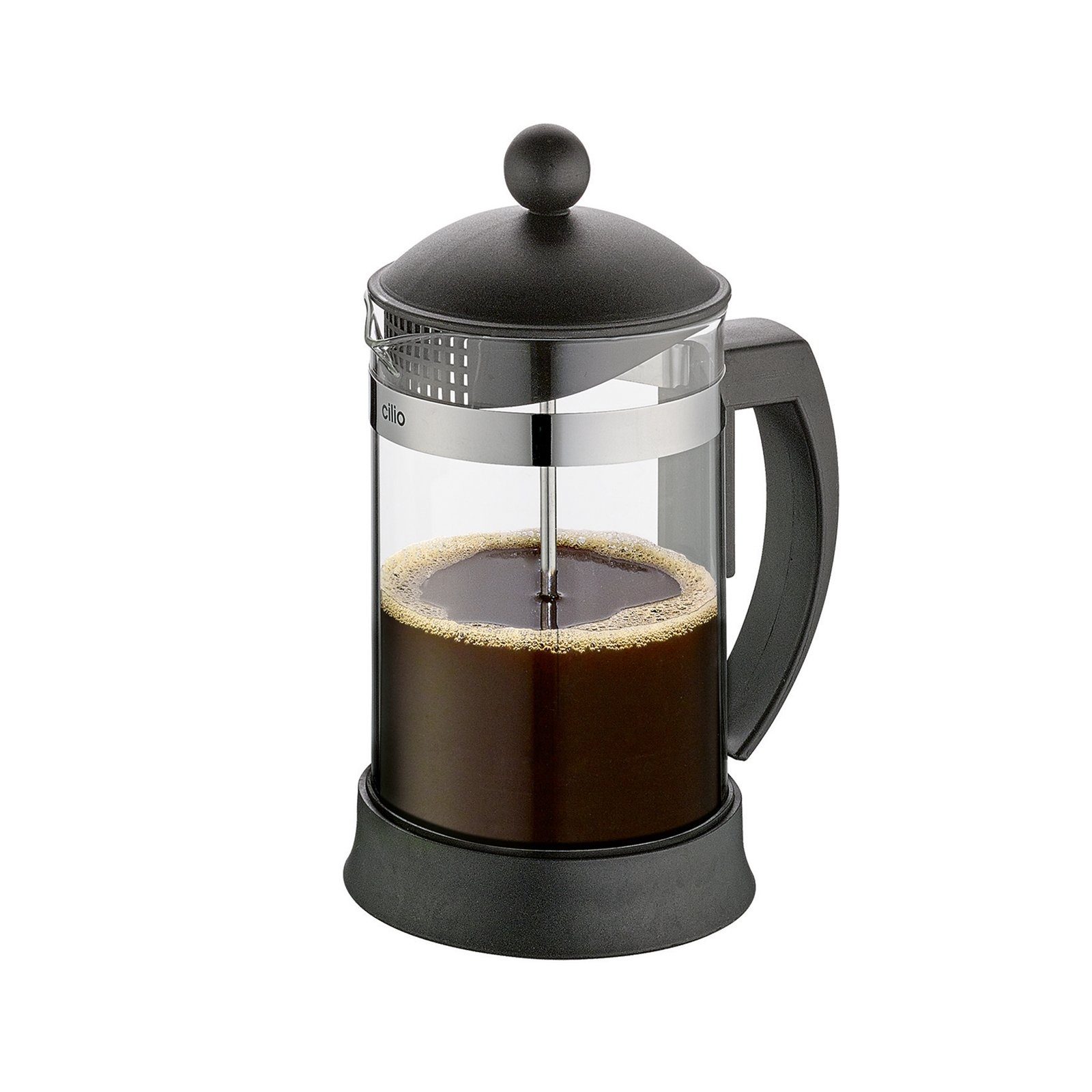Kaffeekanne schwarz, Cilio Kaffeebereiter Kaffeebereiter 0.8l MARIELLA
