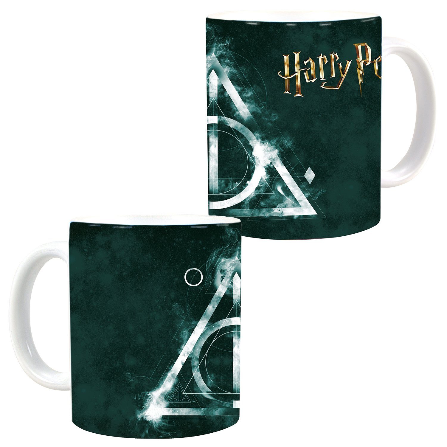 United Labels® Tasse Harry Potter Tasse - Heiligtümer des Todes Kaffeetasse 320 ml, Keramik